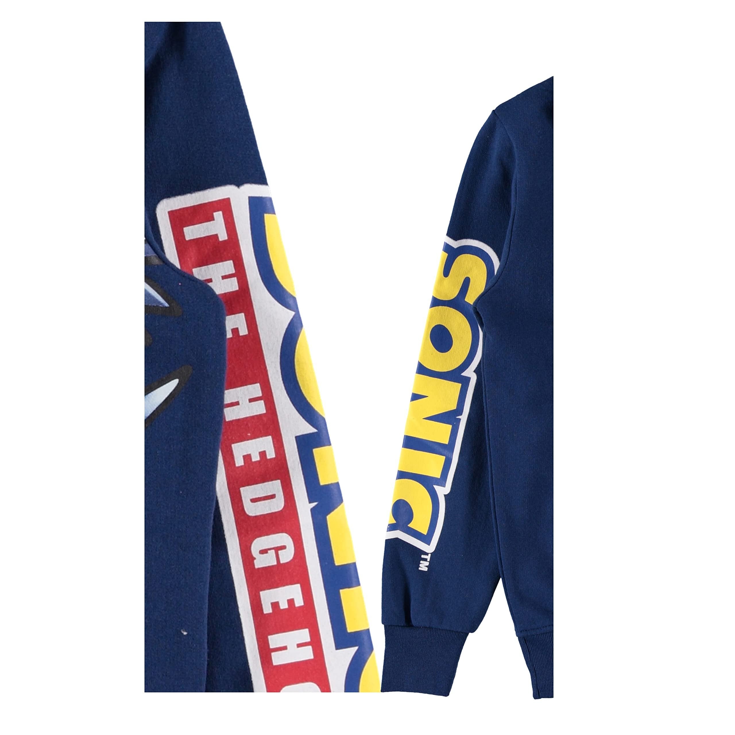 Boys' Sonic & Tails Hoodie - Navy, Sizes 4-20, Sonic the Hedgehog Pullover
