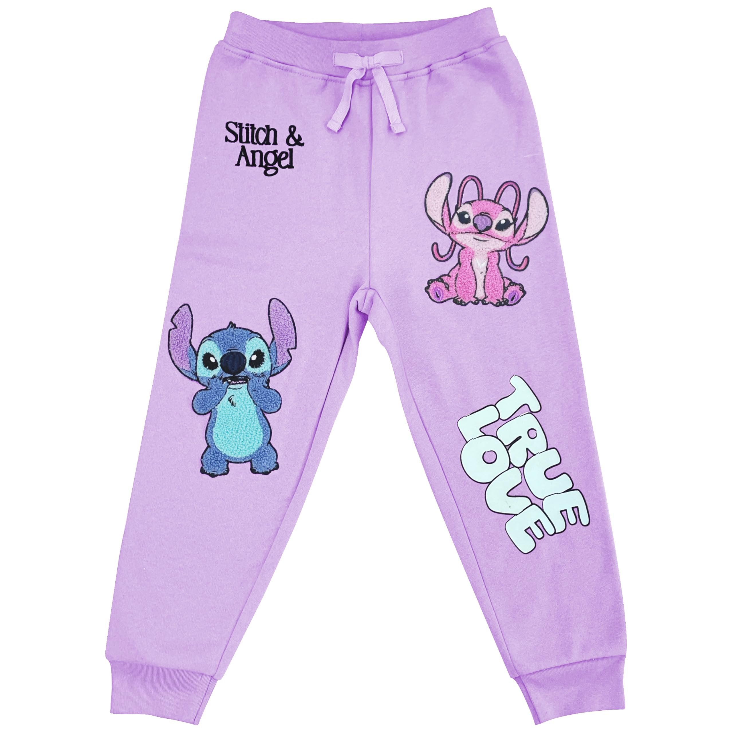 Disney Girls Lilo & Stitch Clothing Set - Stitch Sweatshirt Hoodie and Jogger - 2-Piece Outfit Set - Sizes 4-16