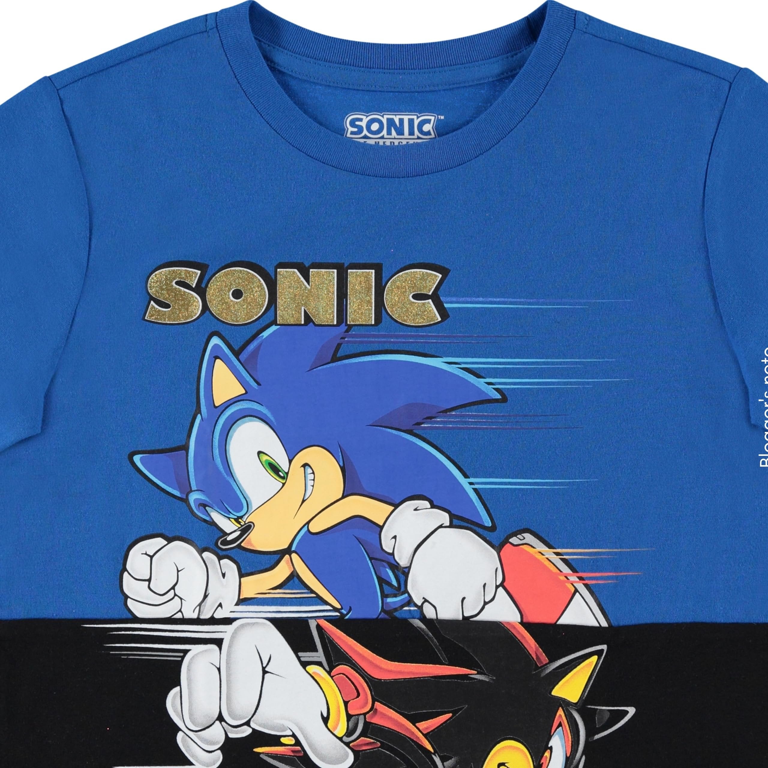 Boys Sonic the Hedgehog T-Shirt Sega Graphic Short Sleeve Crewneck Tee Little Big Boys
