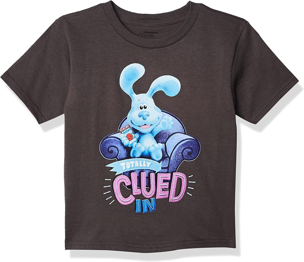 Nickelodeon Blue's Clues & You Totally Clued in Toddler Boy T-Shirt-Blue, Josh & Magenta