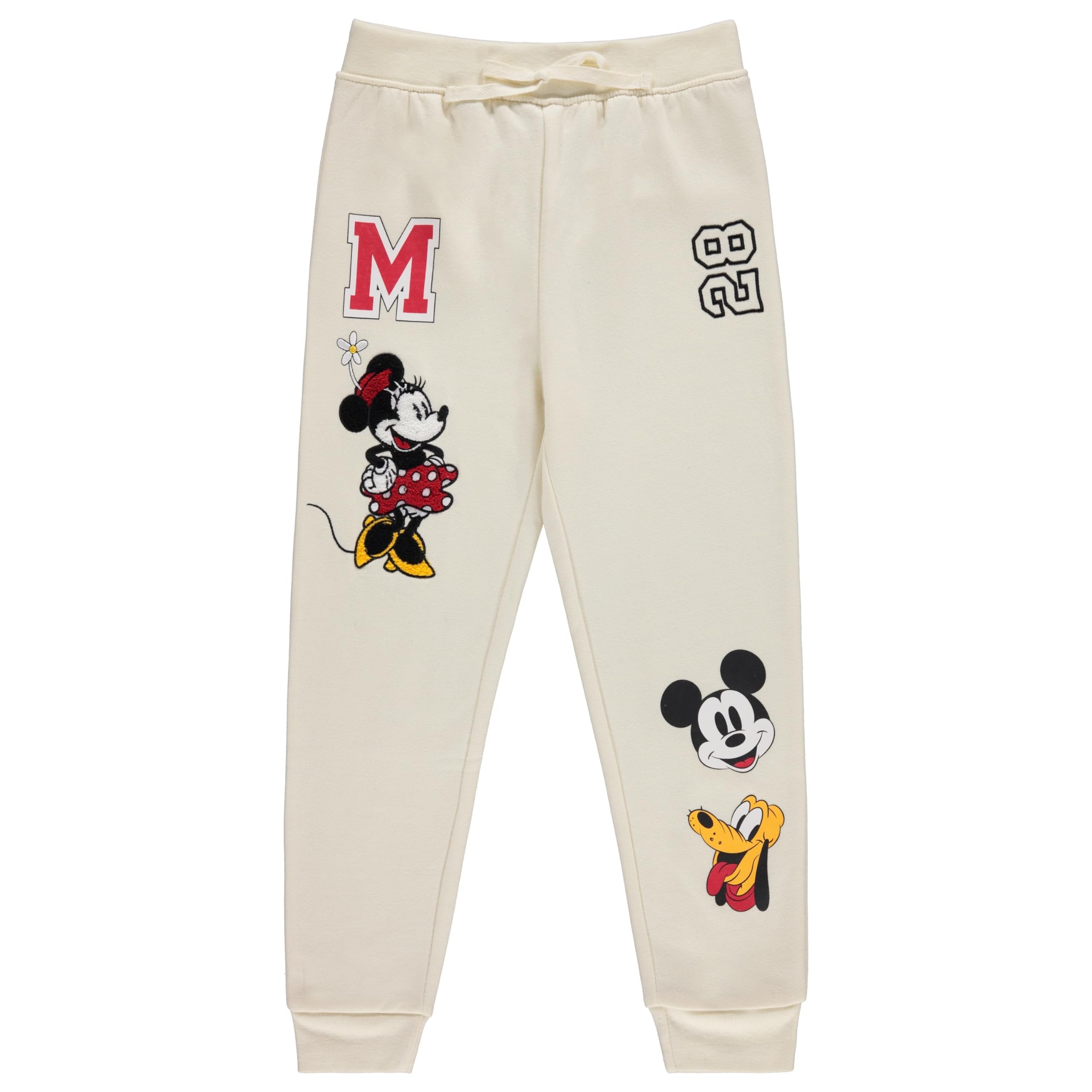 Disney Girls Lilo and Stitch Jogger Sweatpants with Minnie Mouse & Disney Princesses, Little and Big Girls Sizes 4-16