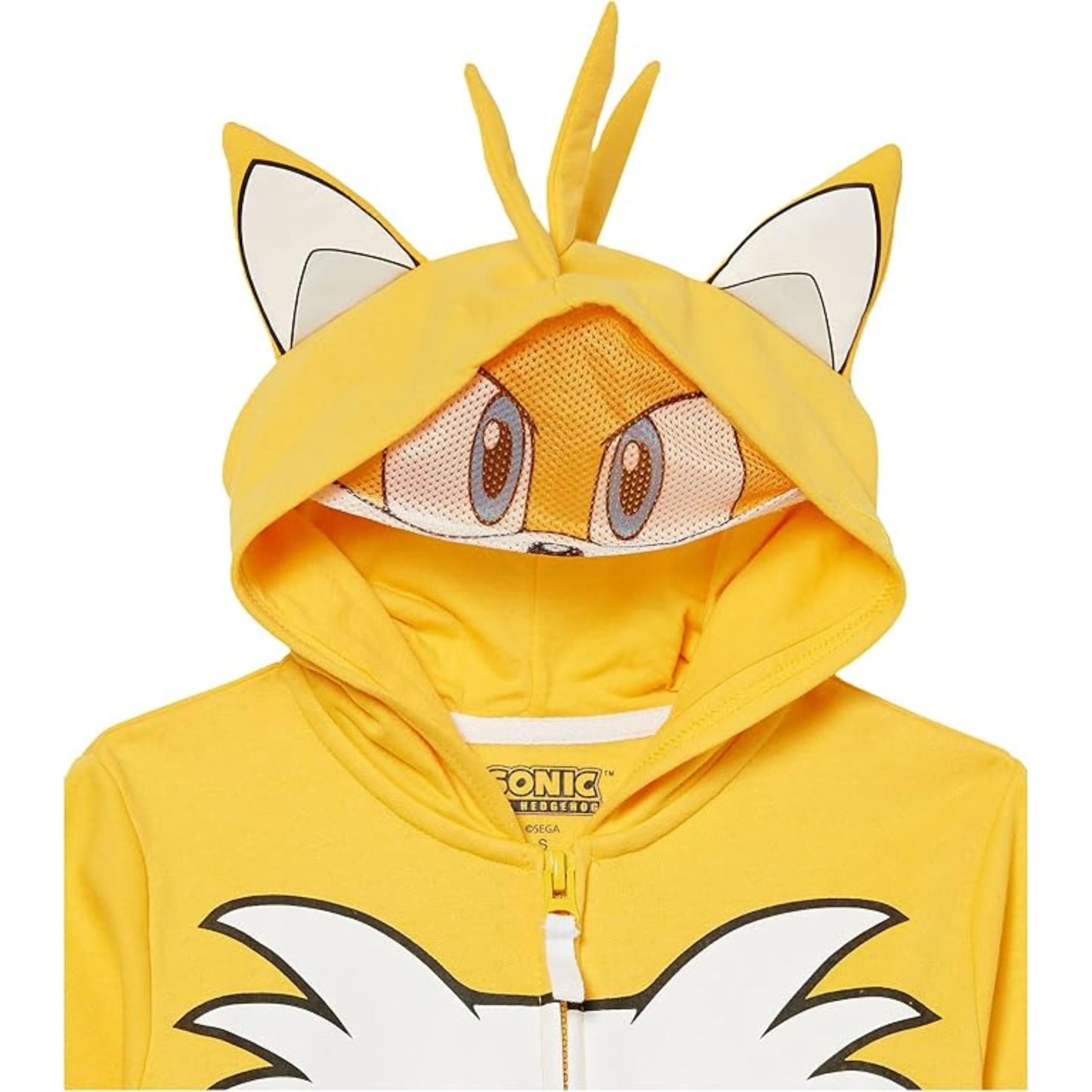 Boys Sonic The Hedgehog Shadow,Tails and Knuckles Cosplay Zip Up Fleece Hoodie-Boys 4-20