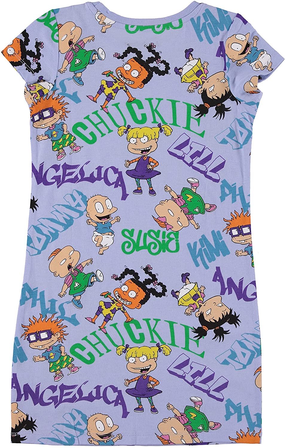 rugrats Girls Dress - Susie & Angelica T-Shirt Dress - Nickelodeon - Girls 4-16