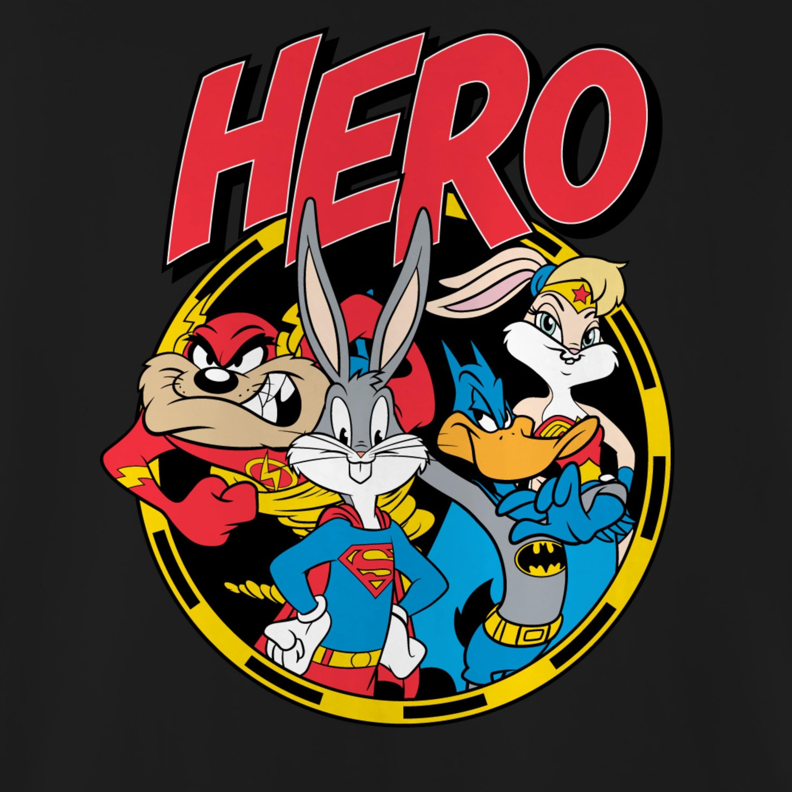 DC Comics Boys Superman Super Hero Long Sleeve T-Shirt, Looney Tunes for Little and Big Boys Sizes 4-20