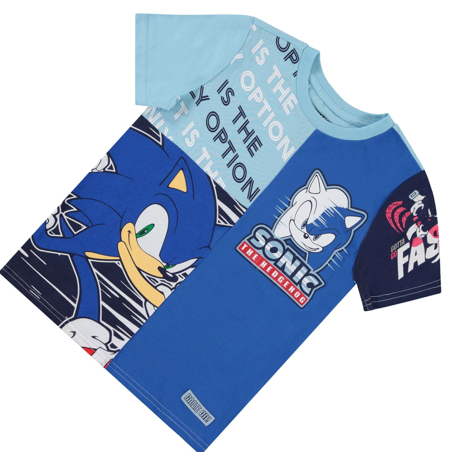 Boys Sonic The Hedgehog Short Sleeve Graphic T-Shirts- Sizes 4-20