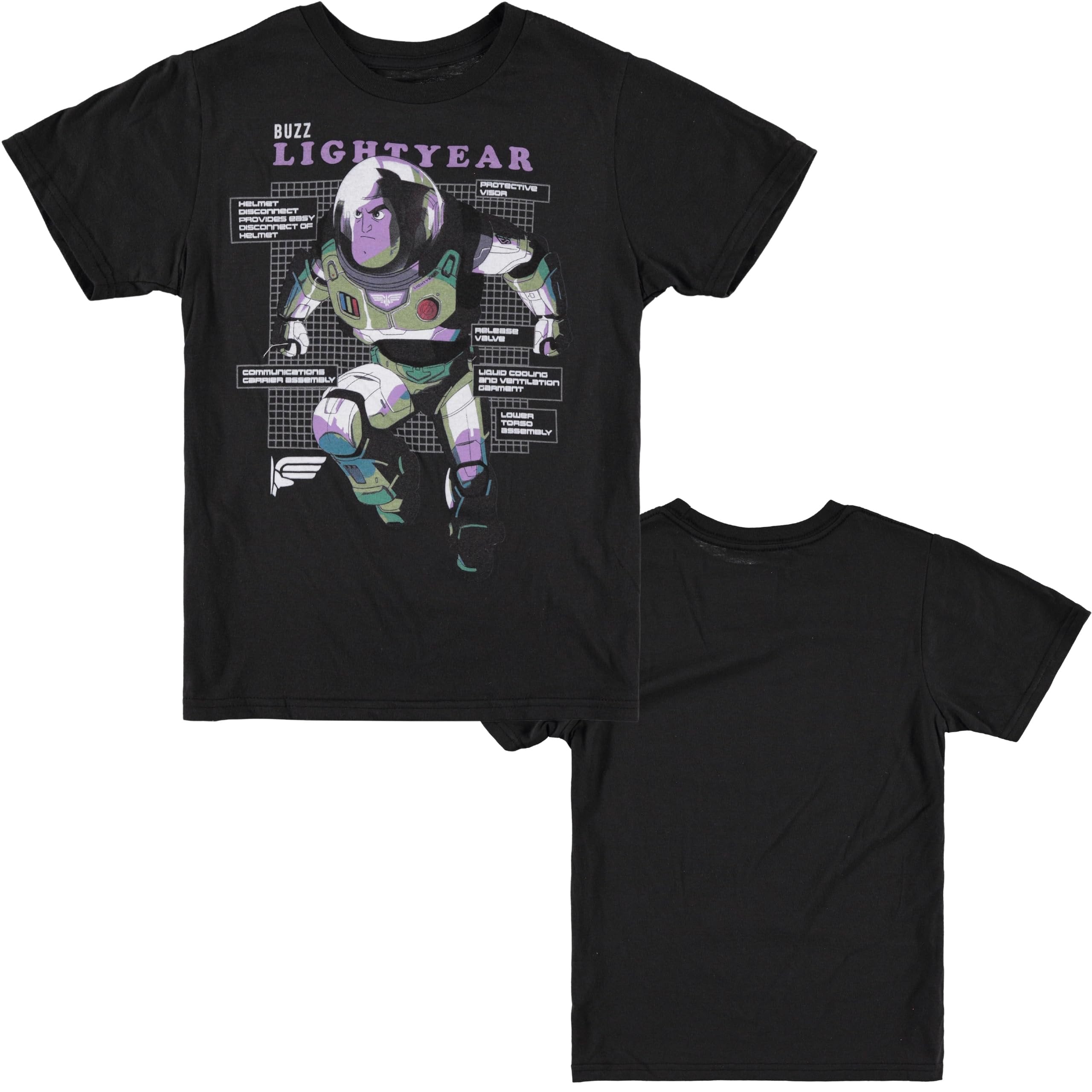 Disney Toy Story Boys Buzz Lightyear T-Shirt - Air Brushed Design Toy Story Boys T-Shirt