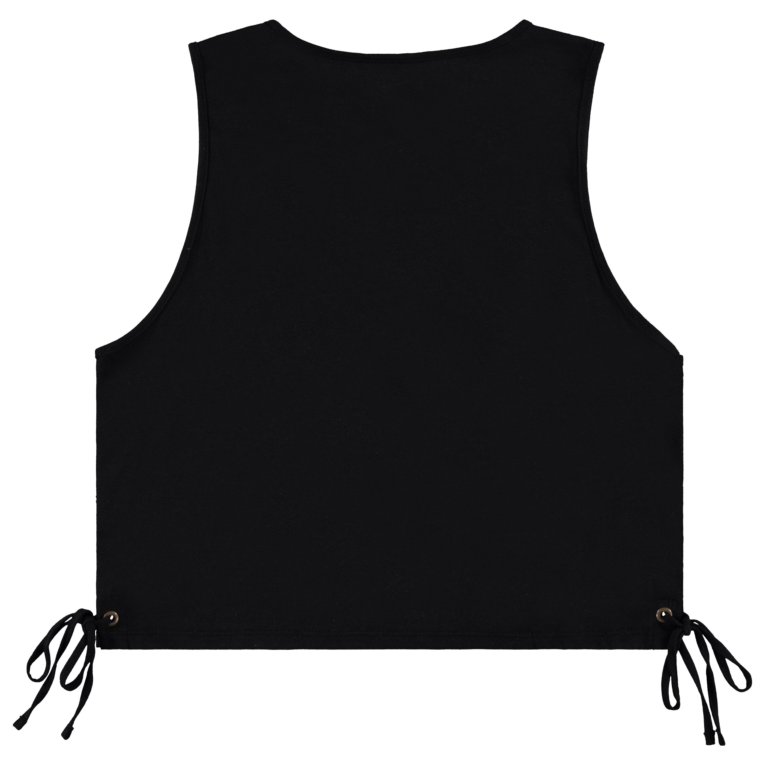 Disney Junior Girls Lilo and Stitch Crop Top Tank T-Shirt with Side Tie- Junior Girls Sizes XS-3XL