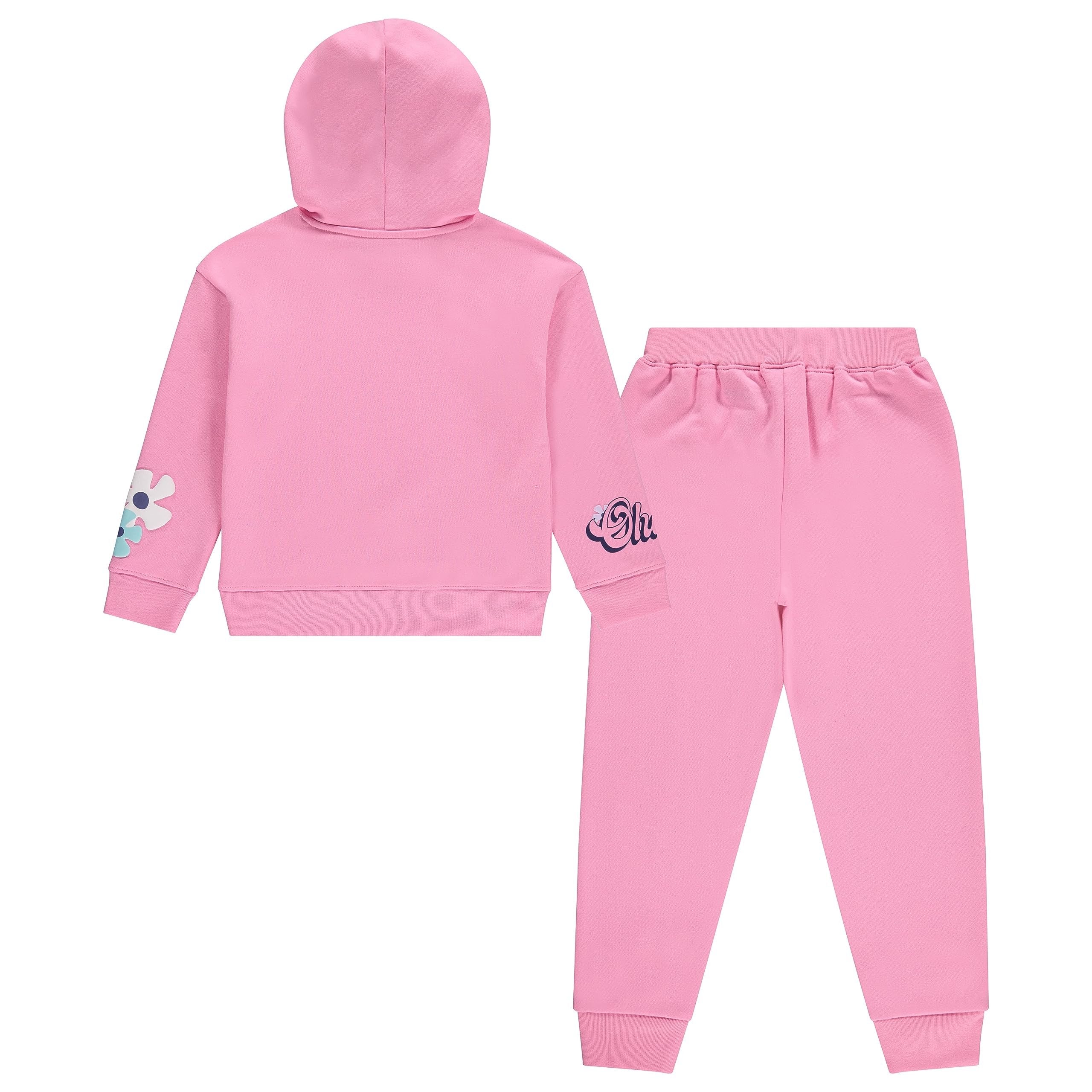 Disney Girls Lilo & Stitch Clothing Set - Stitch Sweatshirt Hoodie and Jogger - 2-Piece Outfit Set - Sizes 4-16
