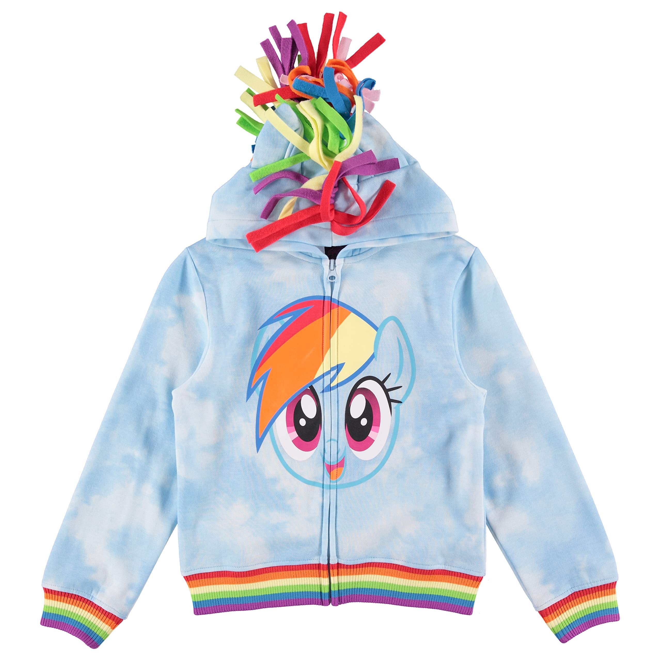 My Little Pony Magical Rainbow Dash Cosplay Hoodie for Girls - Super Soft & Fun for Playtime and Parties!