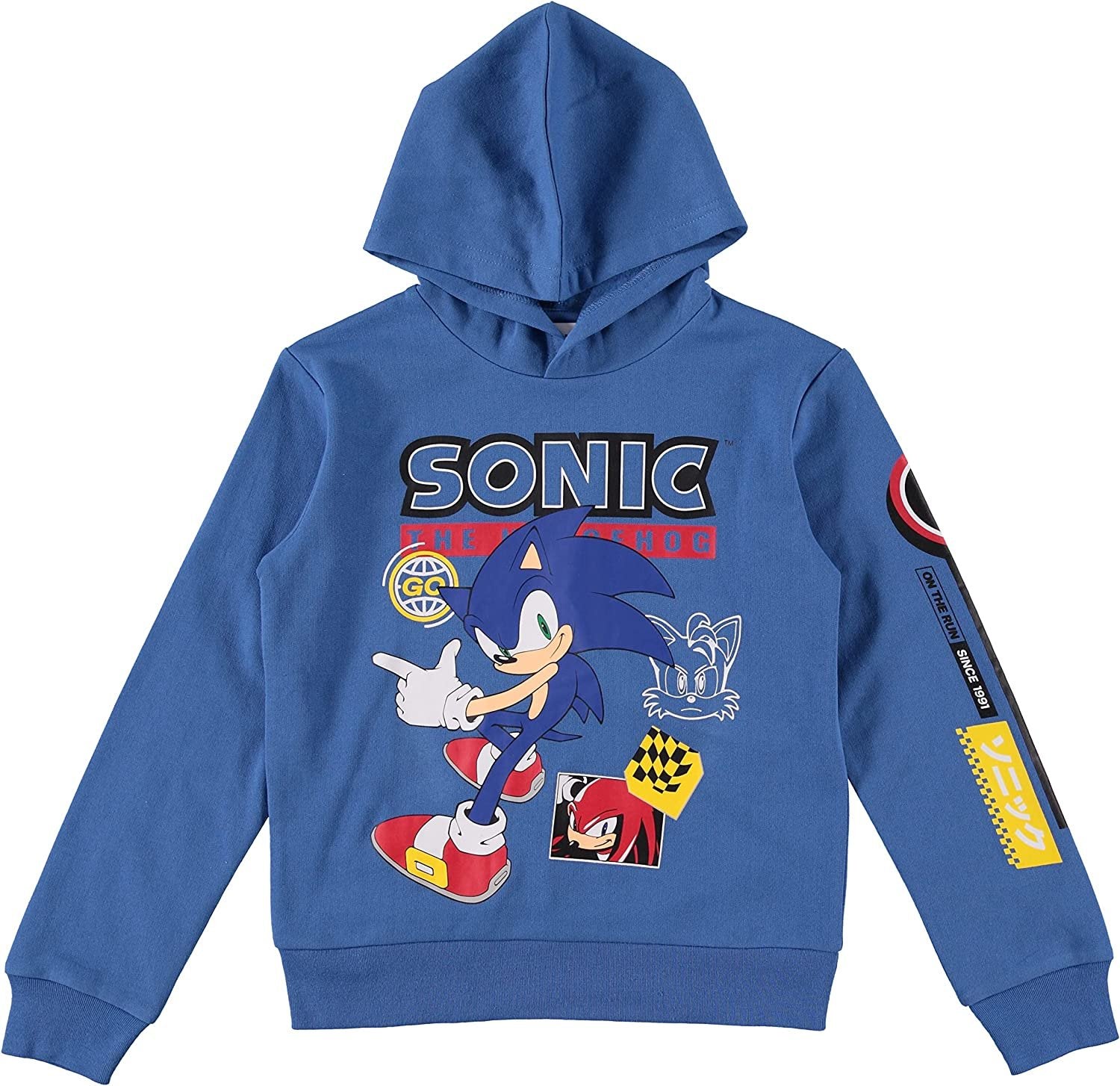 FREEZE Boys Sonic Hoodie and Jogger Sweatpants - Sonic The Hedgehog Boys 2-Piece Outfit Set sizes 4-16