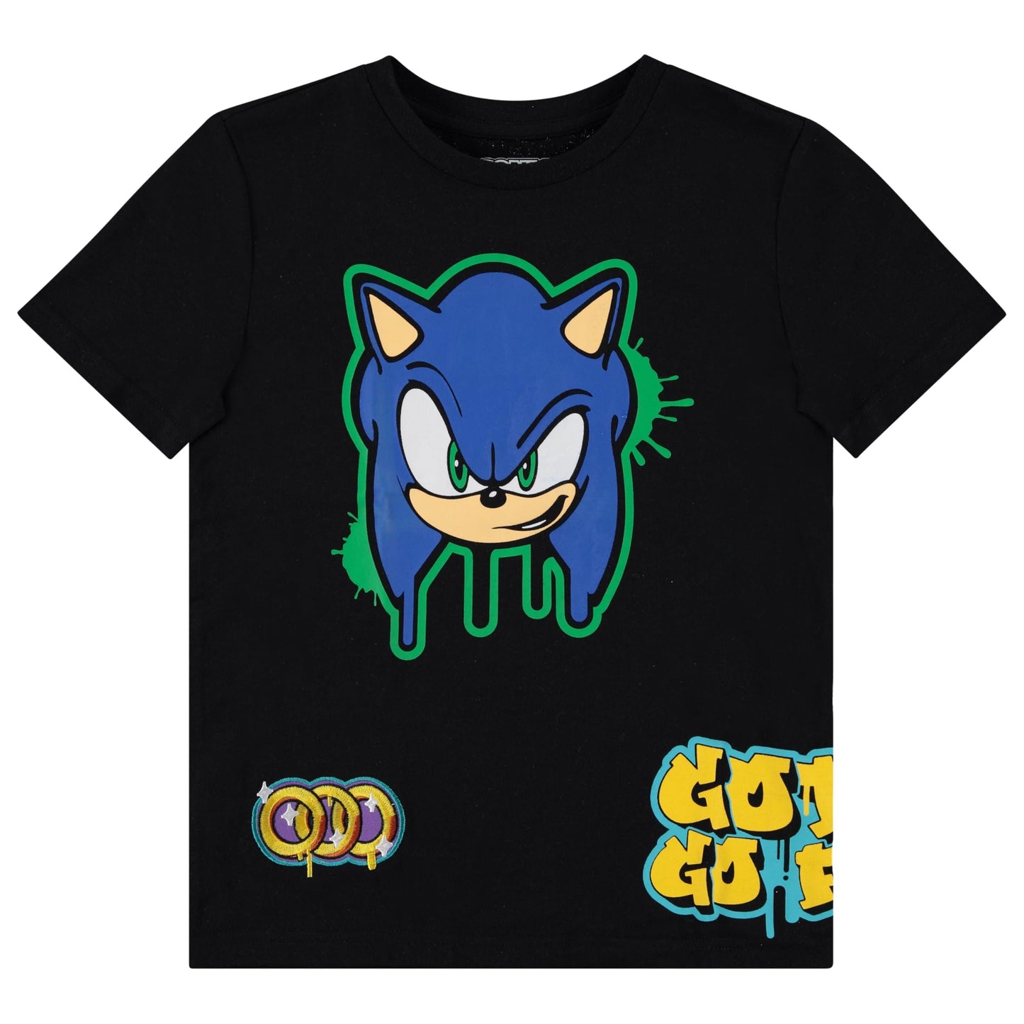 Boys Sonic The Hedgehog Short Sleeve Graphic T-Shirts- Sizes 4-20