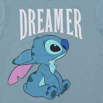 Disney Junior Lilo and Stitch Short Sleeve T-Shirt- Junior Ladies Sizes XS-3XL