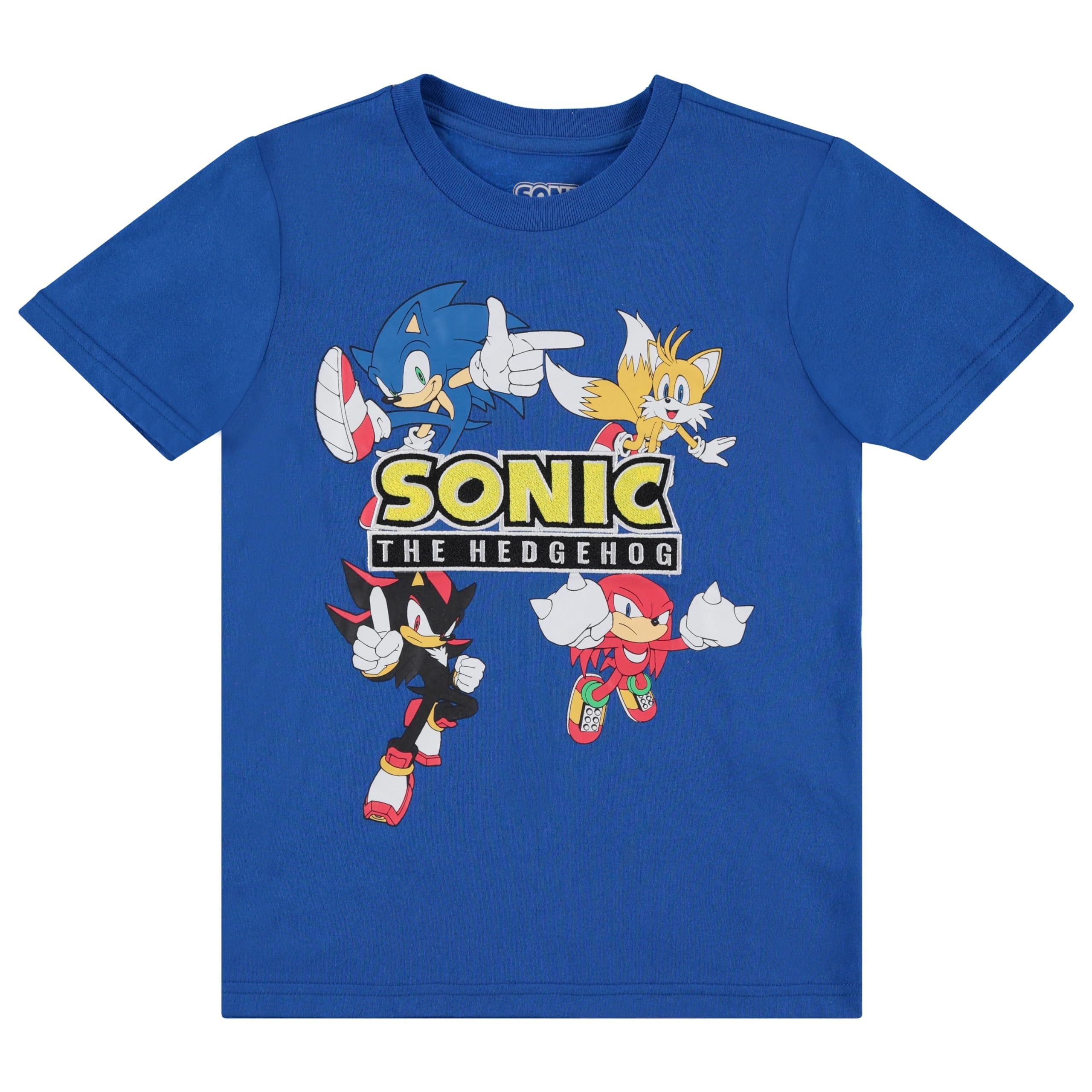 Boy's Sonic The Hedgehog Short Sleeve T-Shirt and Shorts Set