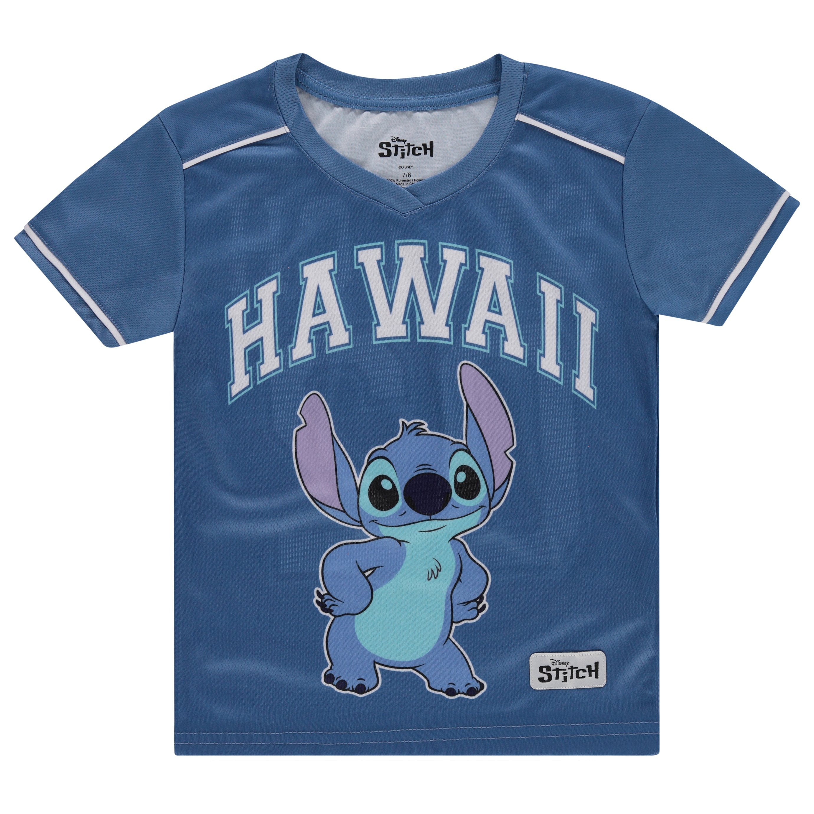 Disney Girls Lilo & Stitch Soccer Jersey T-Shirt - Girls Sizes 4-16