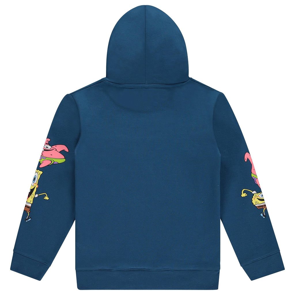 SpongeBob SquarePants Boys Pullover Hoodie - Little and Big Boys Sizes 4-20 Blue
