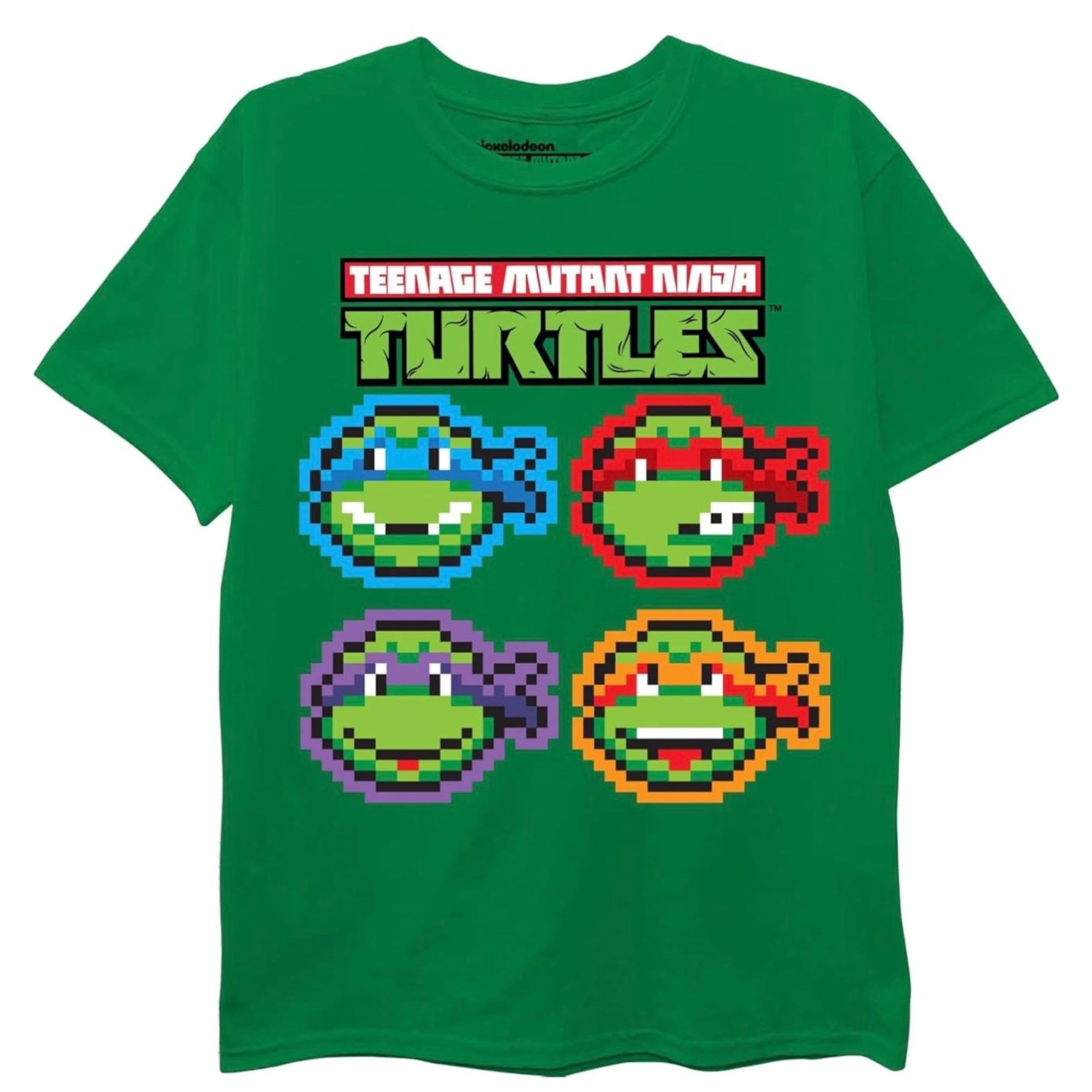 Teenage Mutant Ninja Turtles Toddler Boys Pixalated Short Sleeve T-Shirt