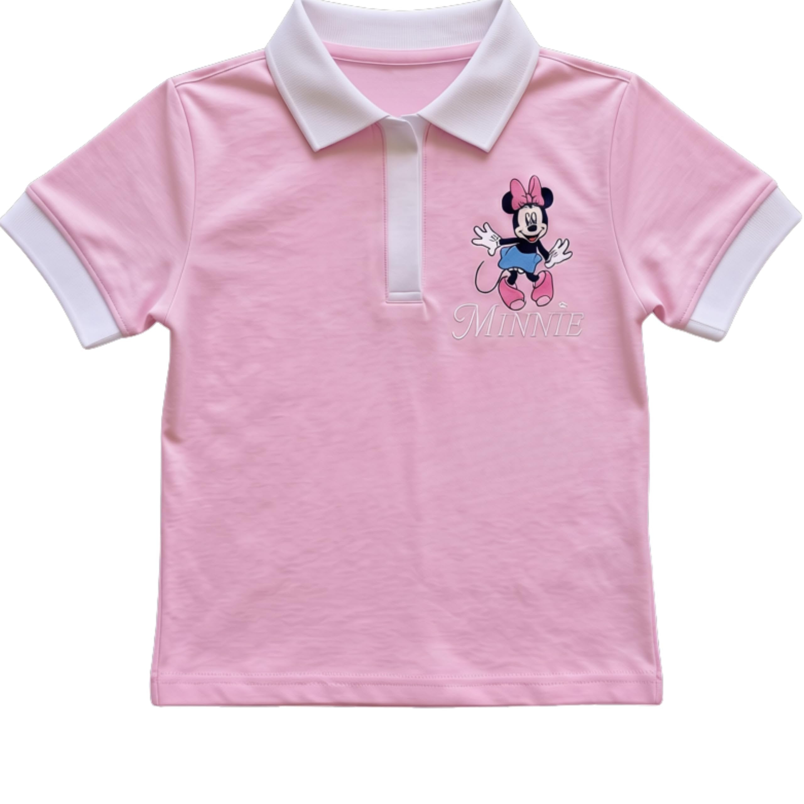 Disney Minnie Mouse Girls Polo Shirt and Skort Set, 2-Piece Outfit, Sizes 4-16