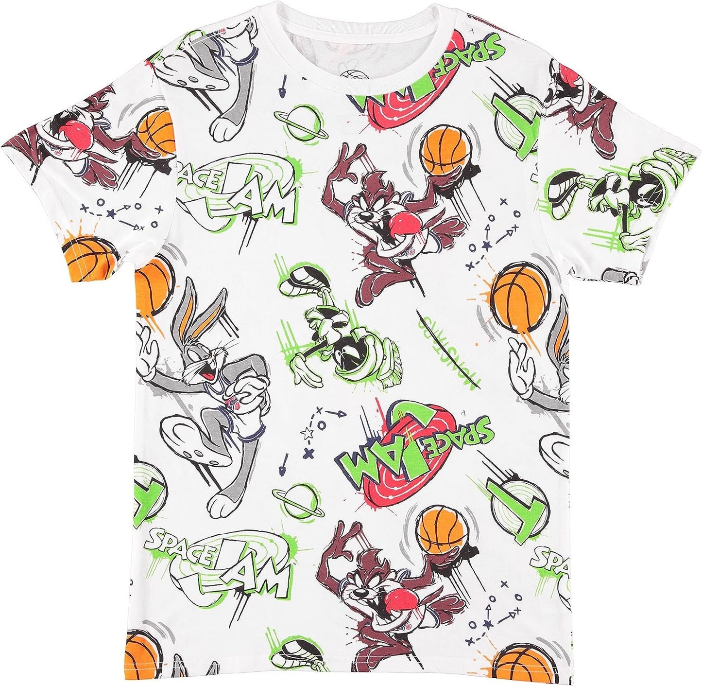 Men's Space Jam A New Legacy Short Sleeve T-Shirt- Looney Tunes Tune Squad Bugs Bunny T-Shirt