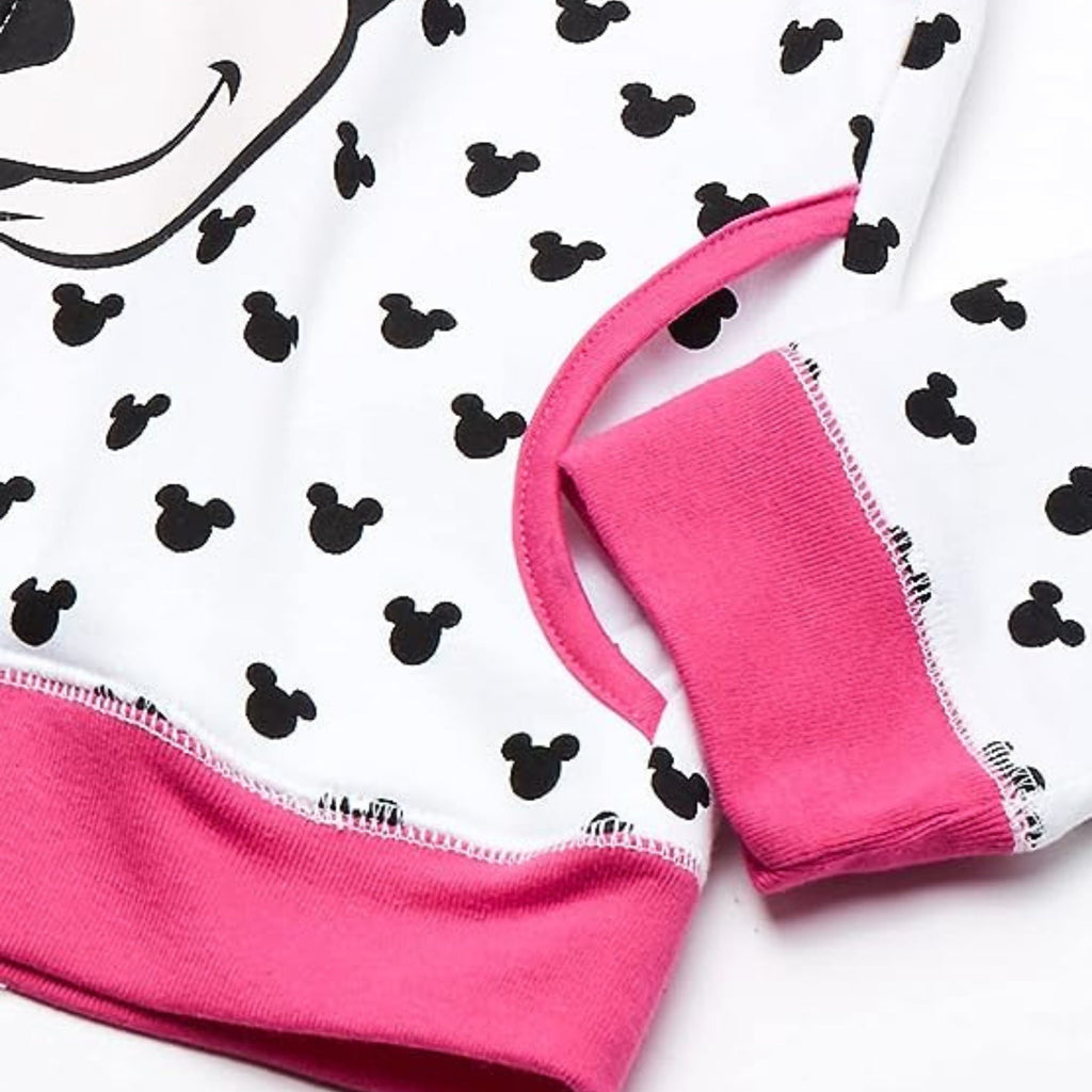 Disney Girls' Minnie Hoodie with Bow and Ears- Toddler, Little and Big Girl Sizes 18M-16