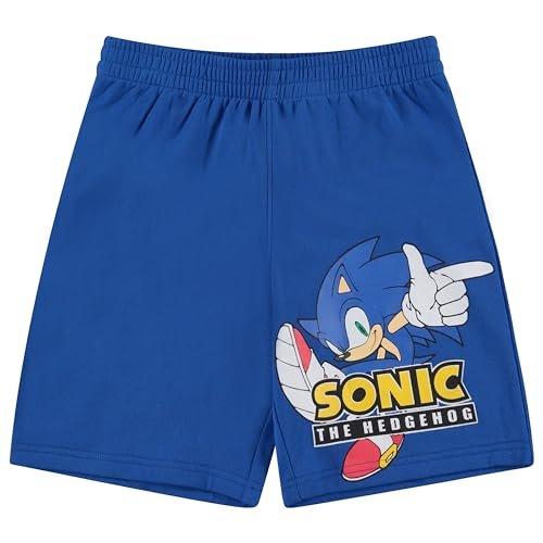 Boy's Sonic The Hedgehog Short Sleeve T-Shirt and Shorts Set