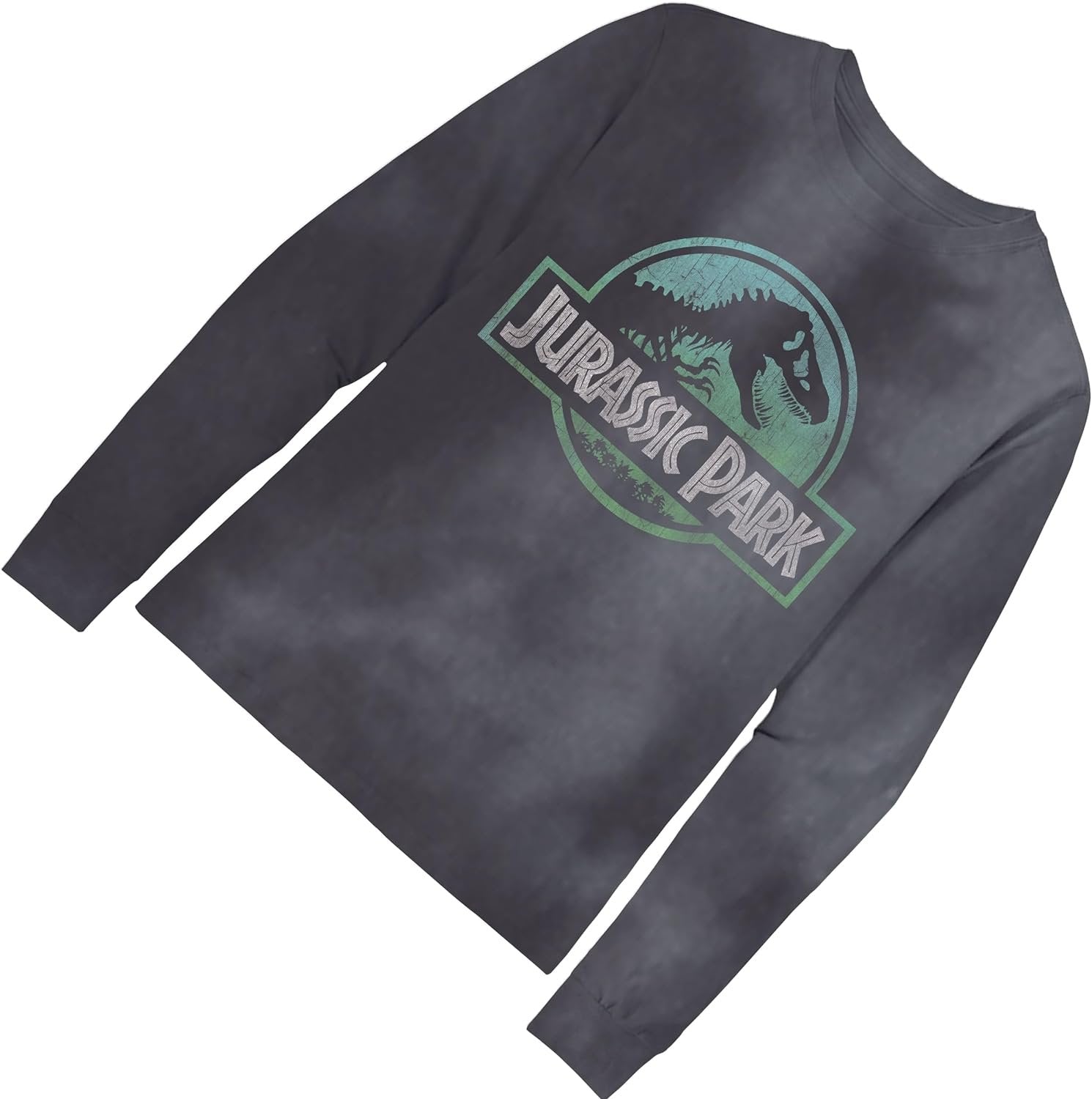 Jurassic Park Boys Jurassic World Long Sleeve Crewneck T-Shirt for Little and Big Boys Sizes 4-20