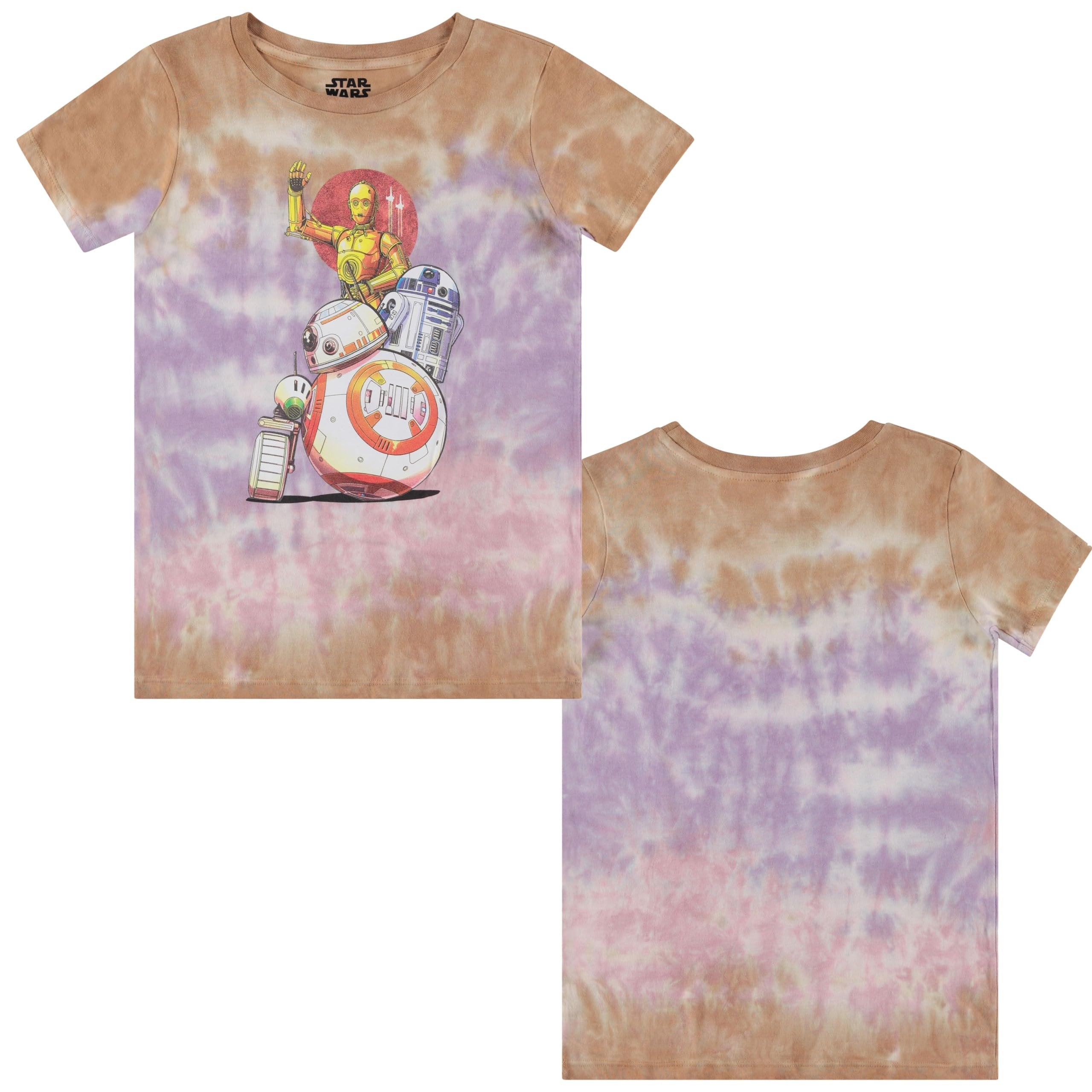Star Wars Girls' T-Shirt (Large-12/14, Star Wars Logo)