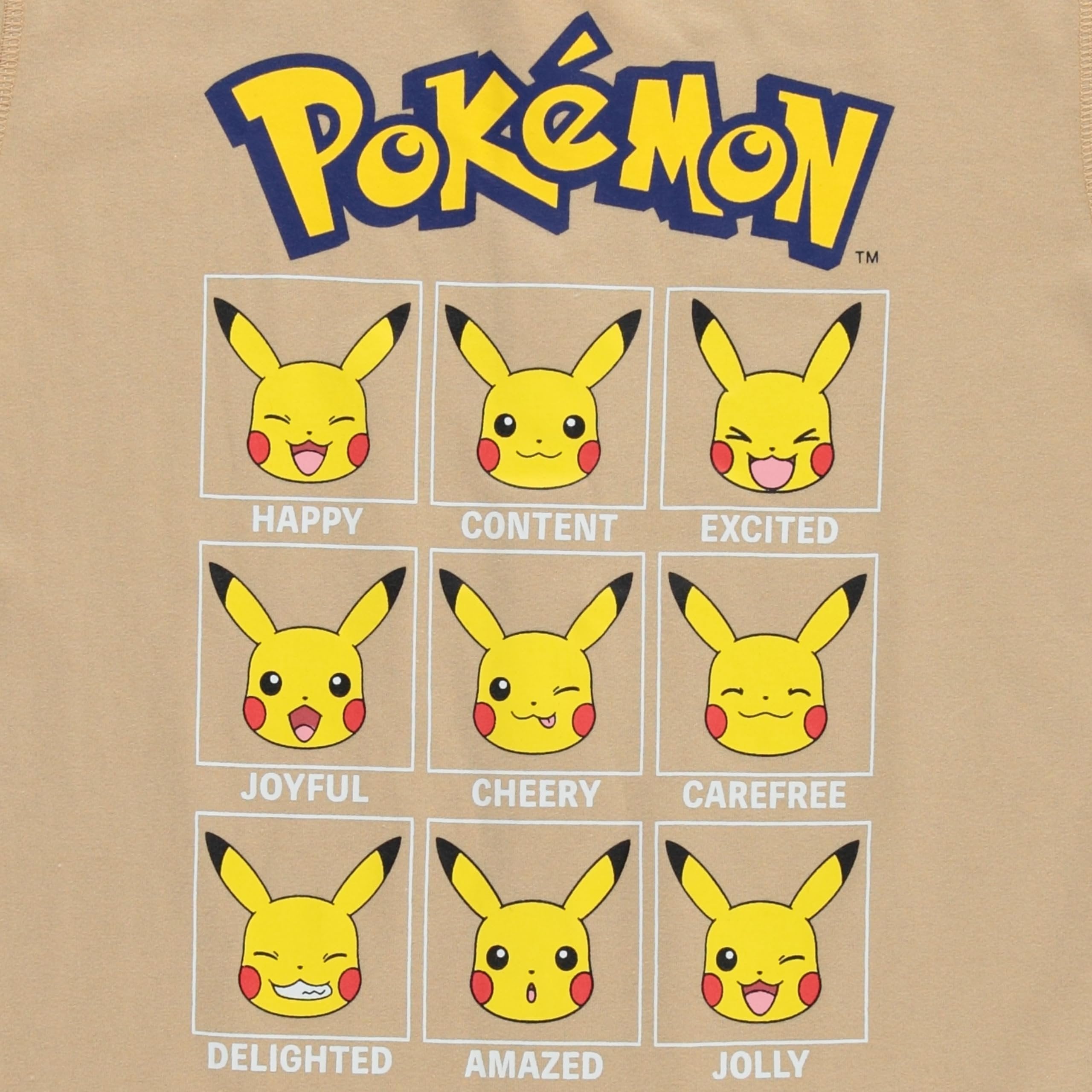 Pokemon Boys Pikachu Adaptive T-Shirt & Cargo Sweatpants Set, Clothing Little and Big Boys Sizes