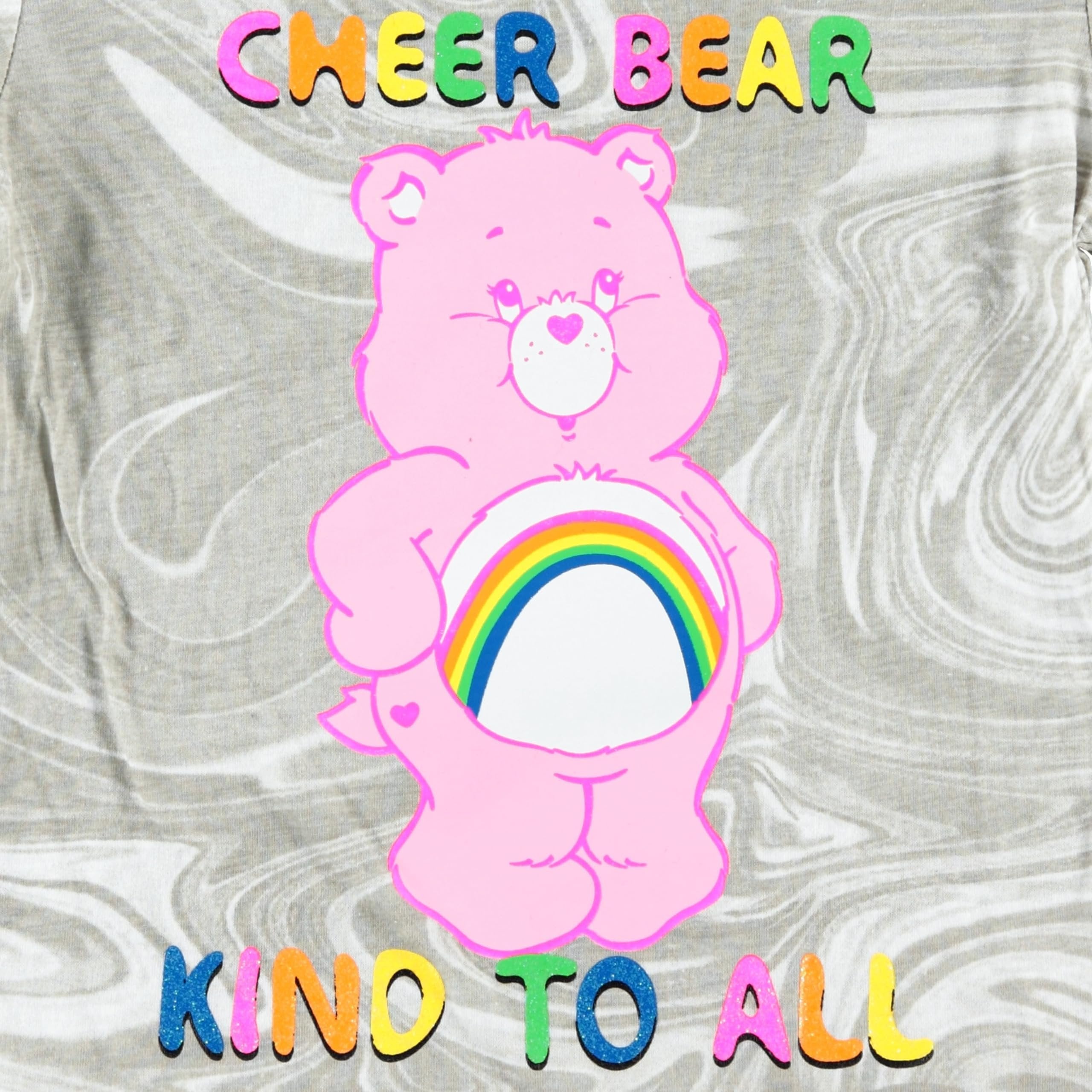 Care Bears Girls Short Sleeve Crewneck T-Shirt- Sizes 4-16