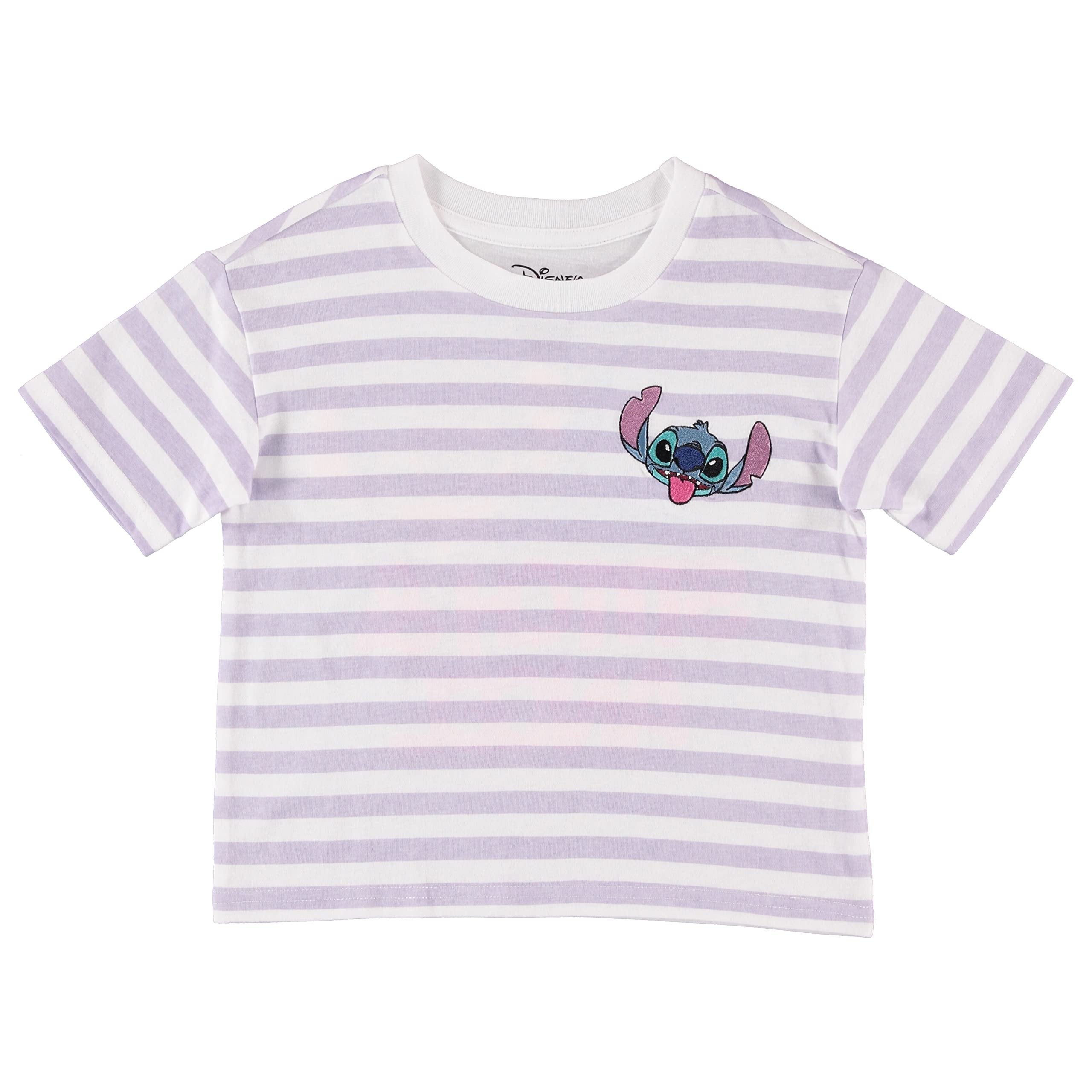 Disney Lilo and Stitch Girls Short Sleeve T-Shirt- Stitch Girls Tee Sizes 4-16
