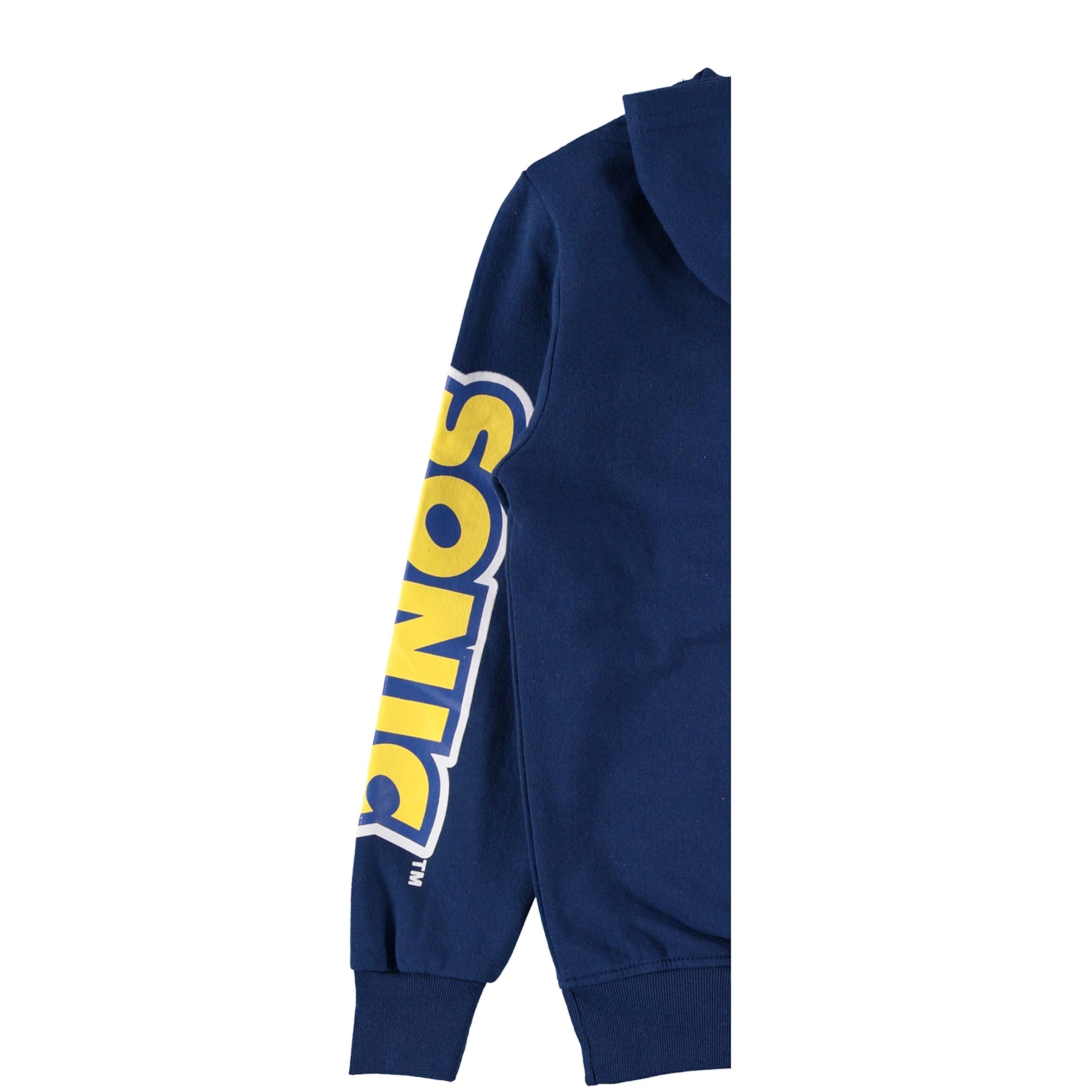 Boys' Sonic & Tails Hoodie - Navy, Sizes 4-20, Sonic the Hedgehog Pullover