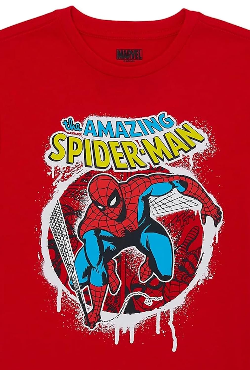 Marvel The Amazing Spider-Man Boys Short Sleeve Graphic T-Shirt, Sizes 4-18