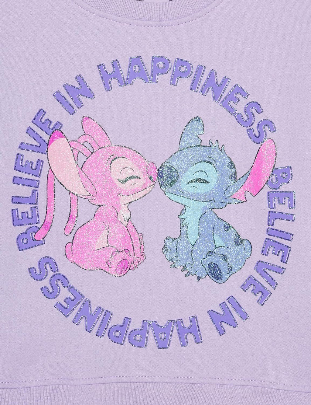 Disney Girls Stitch & Angel Fleece Sweatshirt & Jogger Set - Girls 2t-16