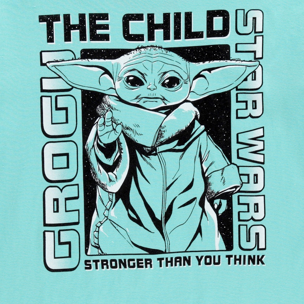 STAR WARS Boys Baby Yoda T-Shirt - Mandalorian The Child Boys Boys Short Sleeve T-Shirt- Air Brushed