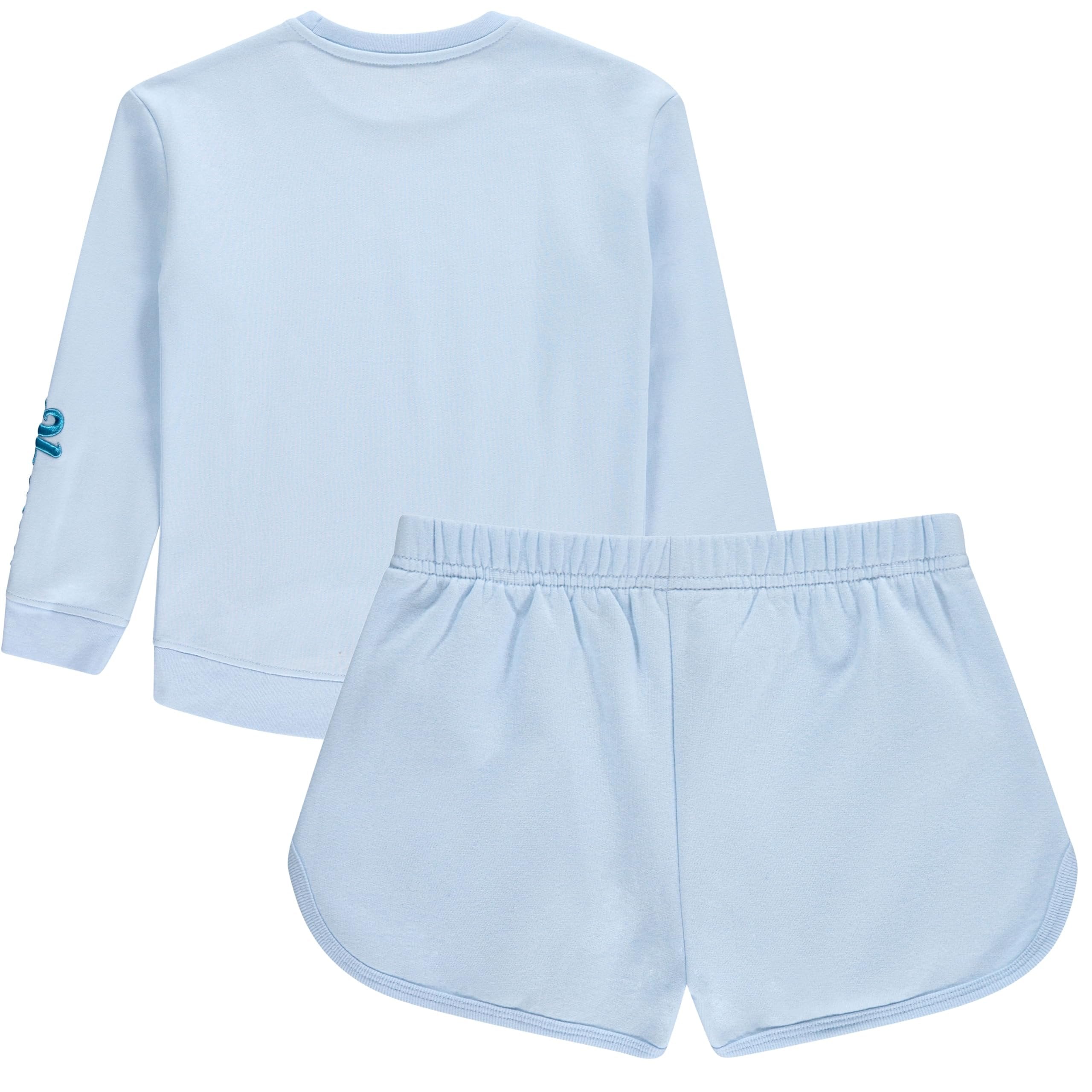 Disney Girls Lilo & Stitch Cosplay Hoodie Set - Stitch Costume Hoodie and Shorts Set -Little and Big Girl Sizes 4-16