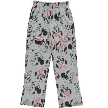 Disney Girls Minnie Mouse Adaptive T-Shirt & Jogger Set, Minnie Mouse Clothing Little and Big Girls Sizes