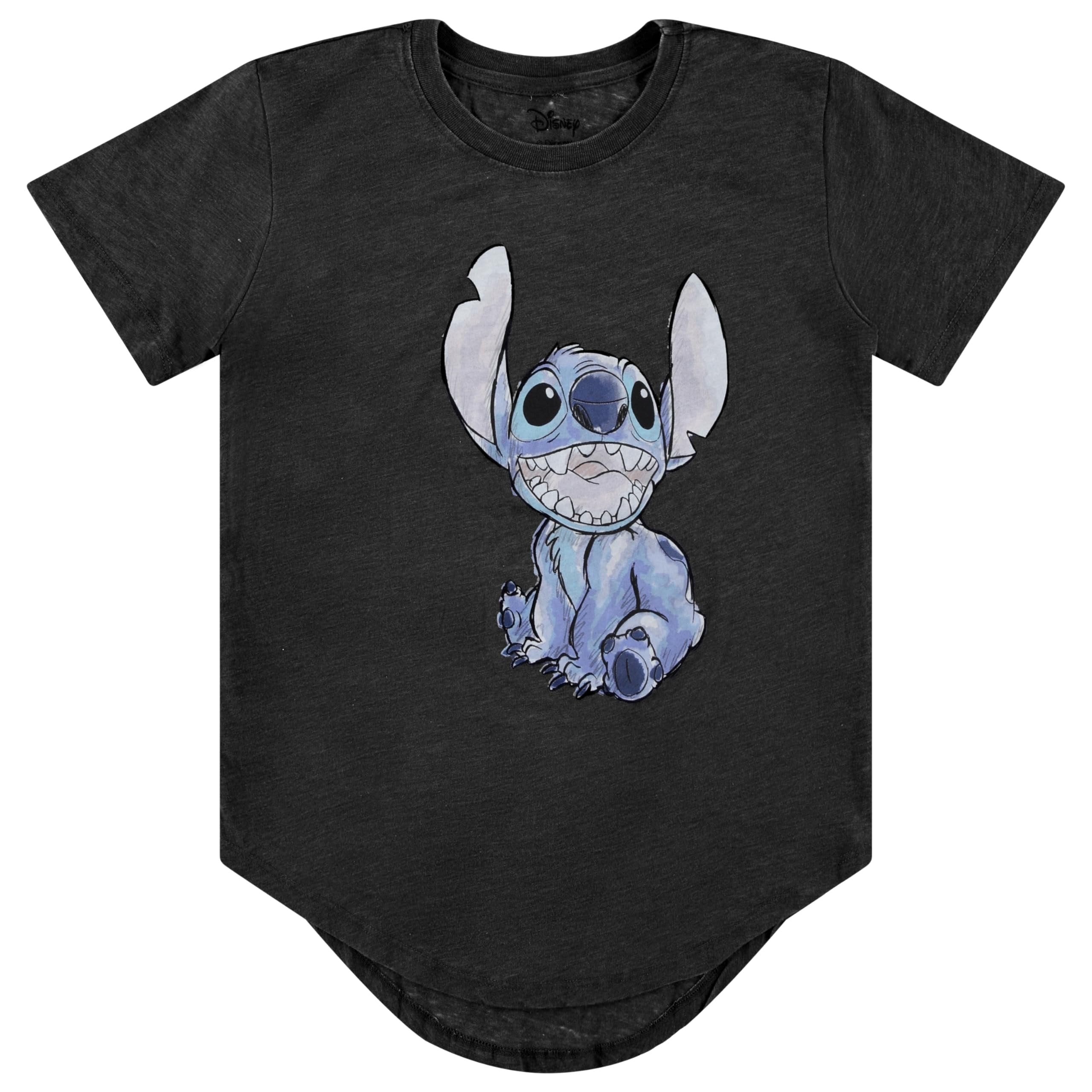 Disney Junior Lilo and Stitch Short Sleeve T-Shirt- Junior Ladies Sizes XS-3XL