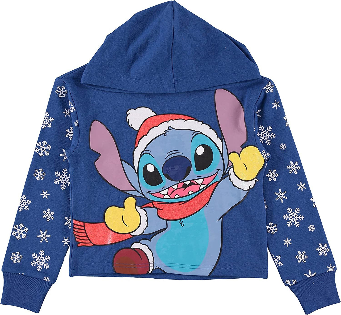 Disney Girls Christmas Hoodie- Lilo & Stitch, Minnie Mouse, Mickey Mouse and Friends- Sizes 4-16