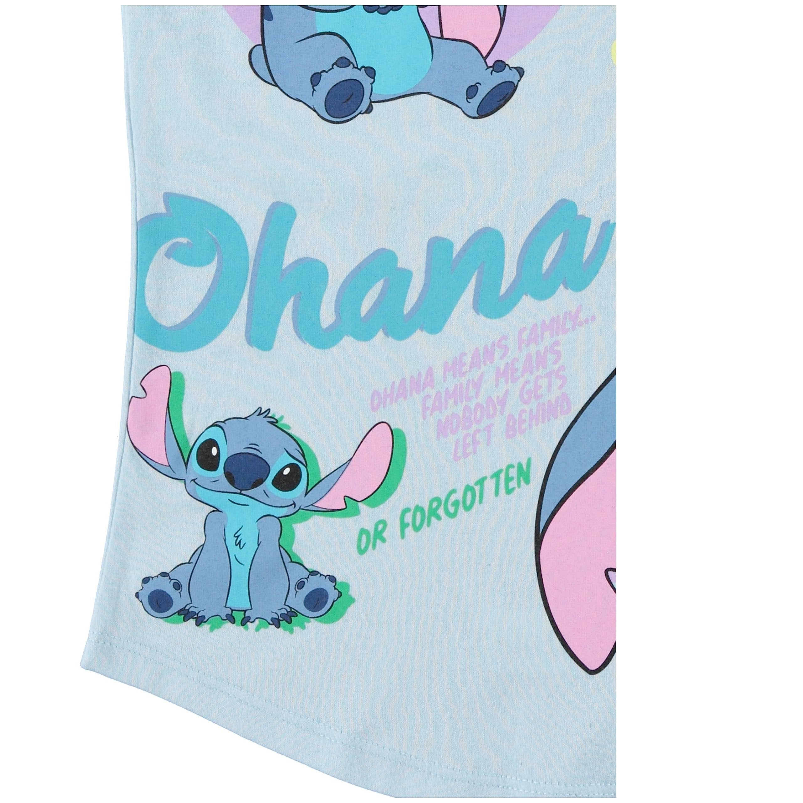 Disney Lilo and Stitch Girls Short Sleeve T-Shirt- Stitch Girls Tee Sizes 4-16