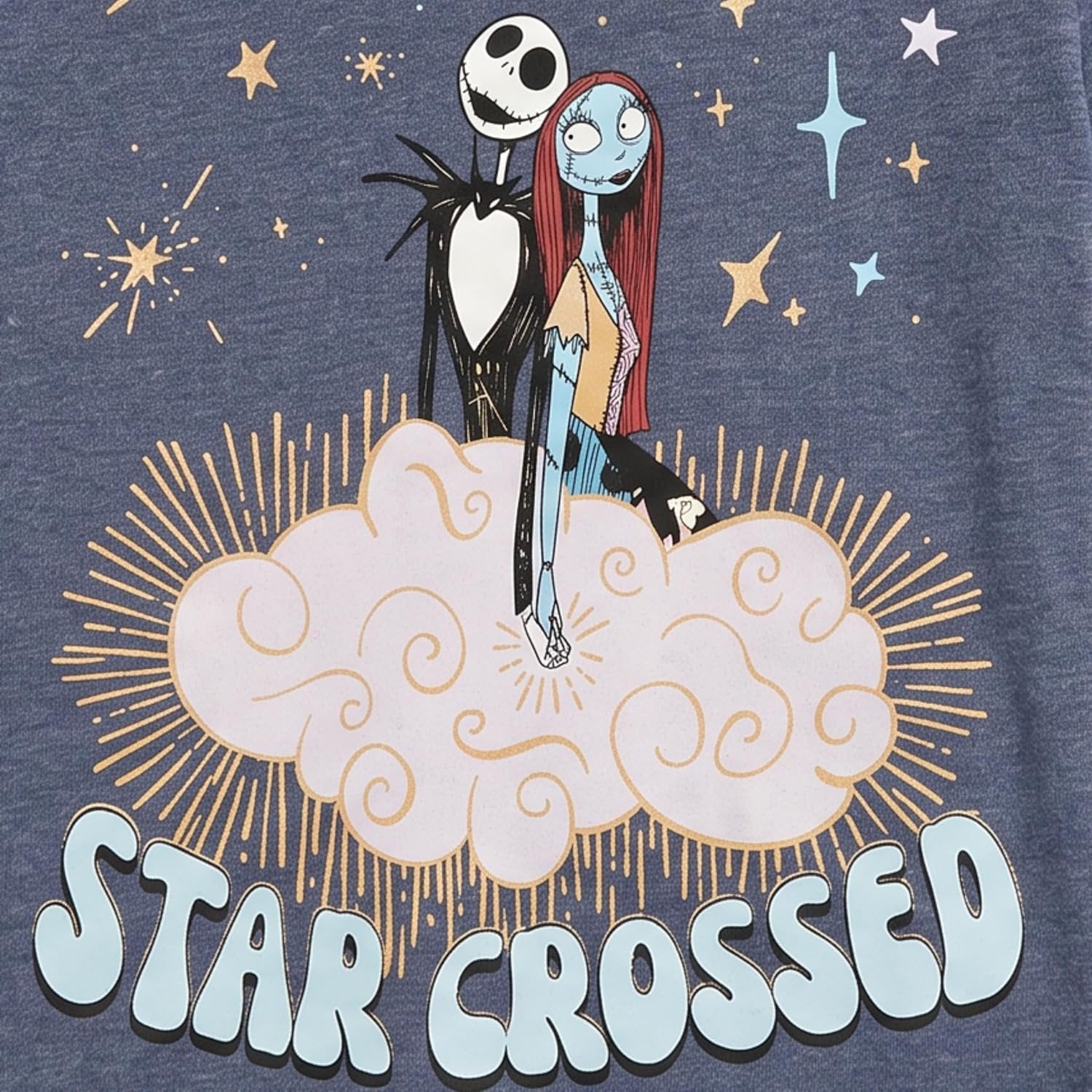 Disney Nightmare Before Christmas Girls Star Crossed Graphic T-Shirt, 4-14