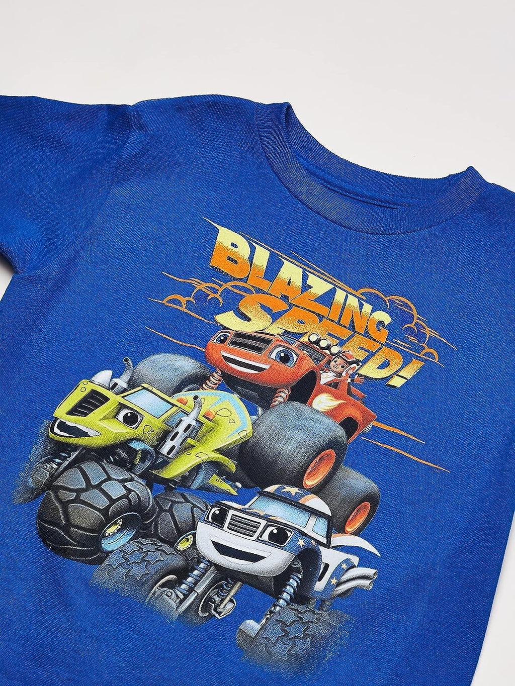 Nickelodeon Boys' Toddler Blaze & Group Short Sleeve Tee