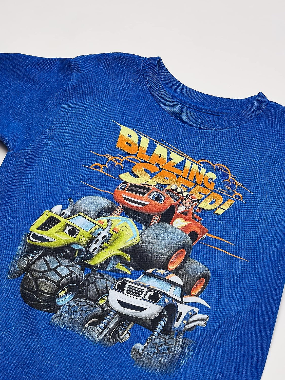 Nickelodeon Boys' Toddler Blaze & Group Short Sleeve Tee