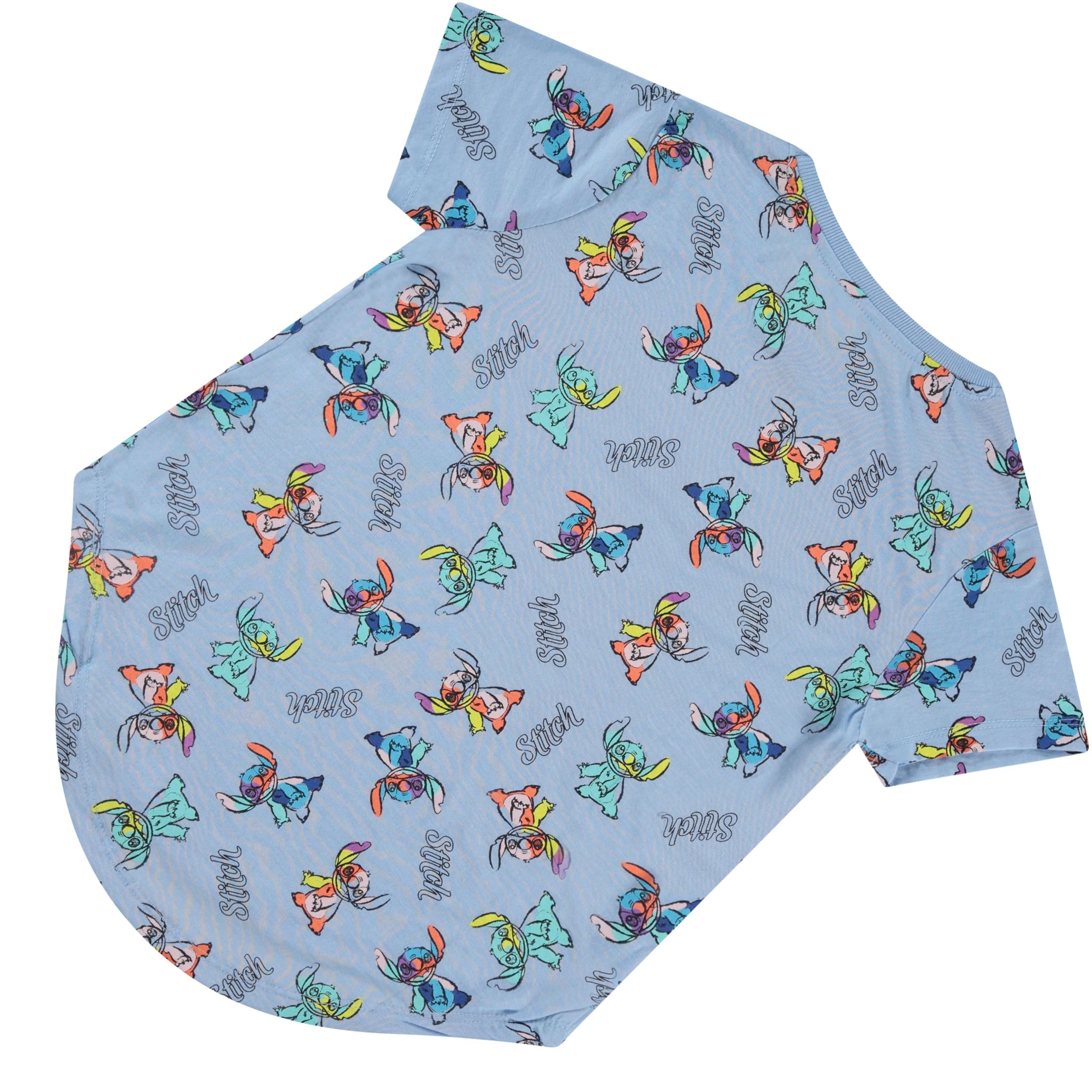 Disney Lilo and Stitch Girls Short Sleeve T-Shirt- Stitch Girls Tee Sizes 4-16