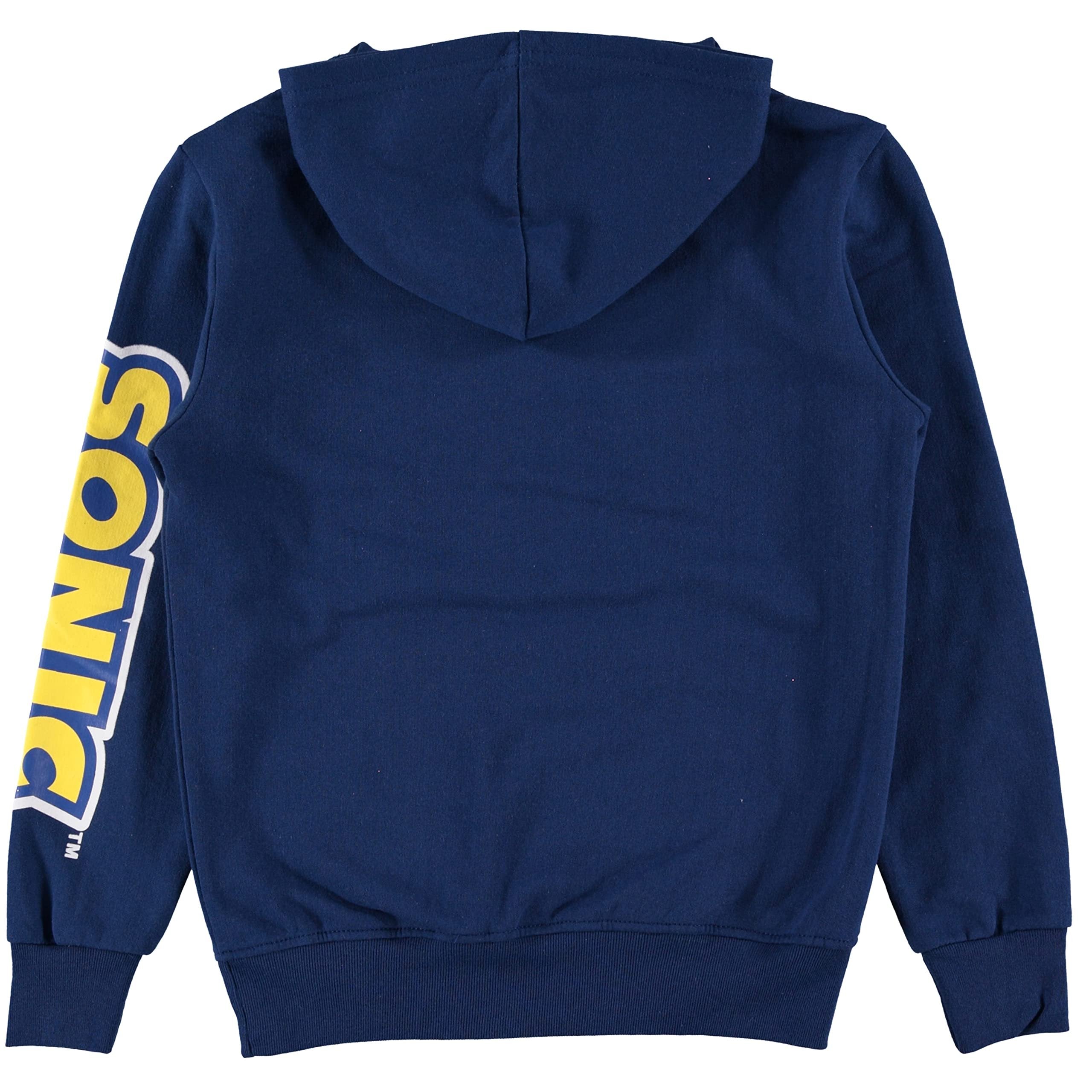 Boys' Sonic & Tails Hoodie - Navy, Sizes 4-20, Sonic the Hedgehog Pullover