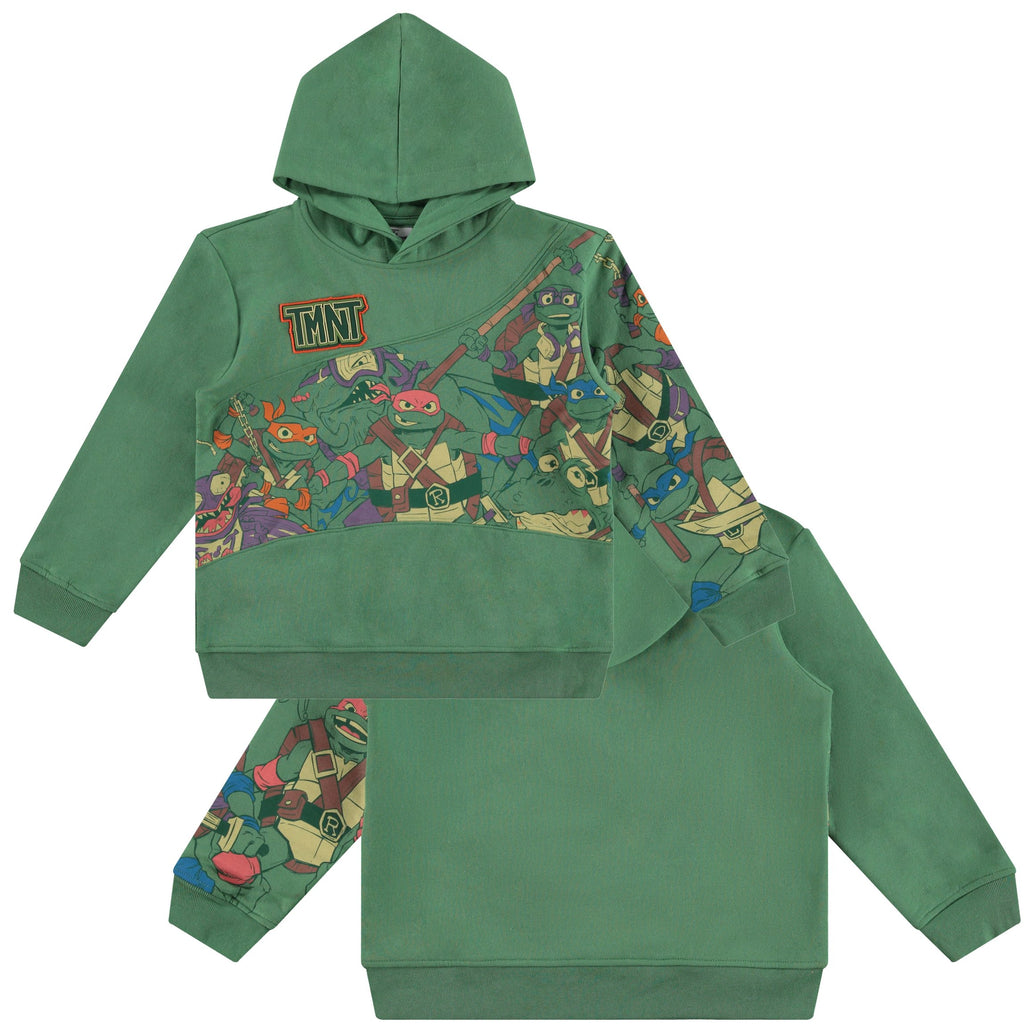 Teenage Mutant Ninja Turtles Boys Hoodie- Leonardo, Michelangelo, Donatello and Raphael Sizes 4-7