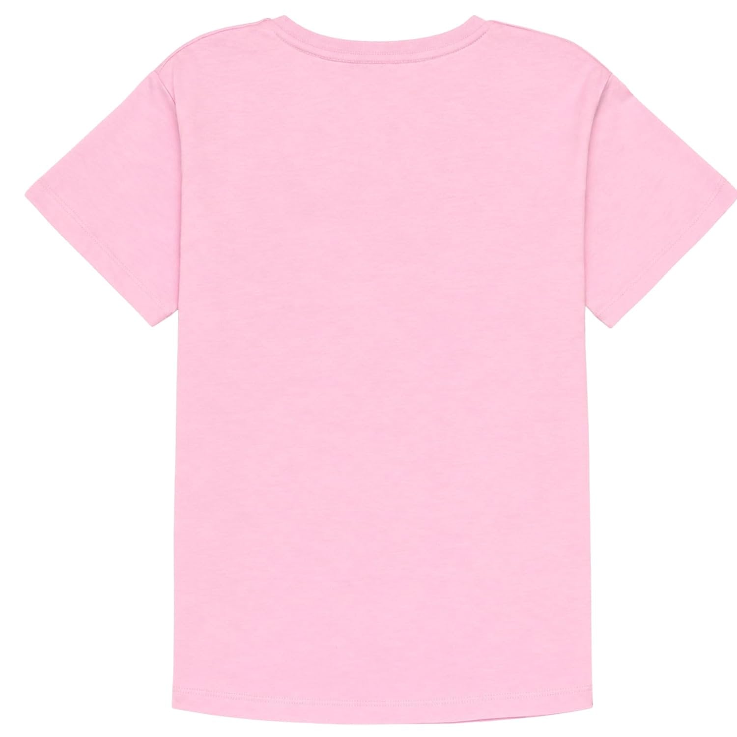 Supergirl Girls Pink Heart Logo Graphic T-Shirt, Short Sleeve, Sizes 4-16