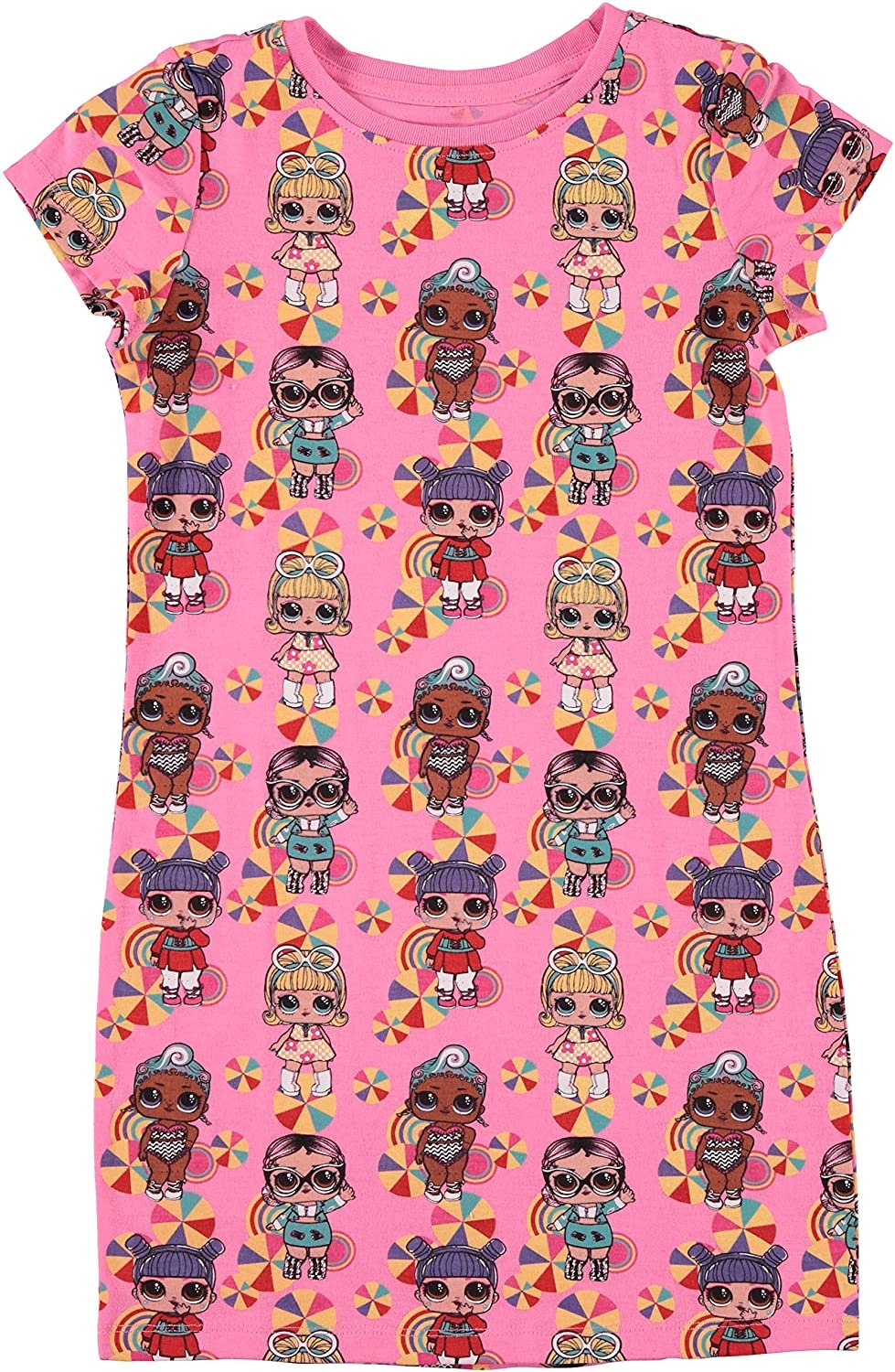 L.O.L. Surprise! Girls Dress - Girls 4-16 Short Sleeve T-Shirt Dress