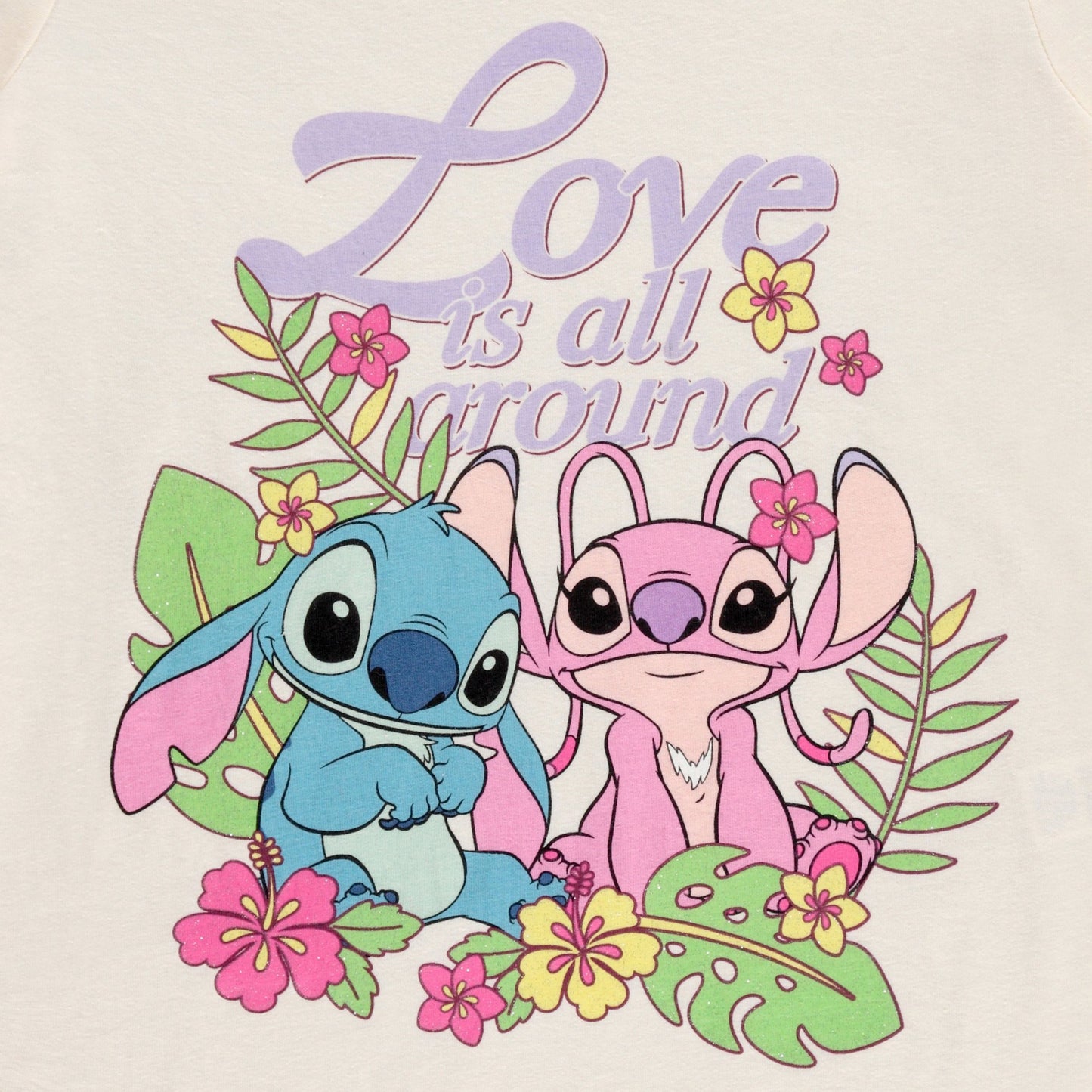 DISNEY Girls Lilo & Stitch Zip Up Hoodie - Little and Big Girls Sizes 4-16