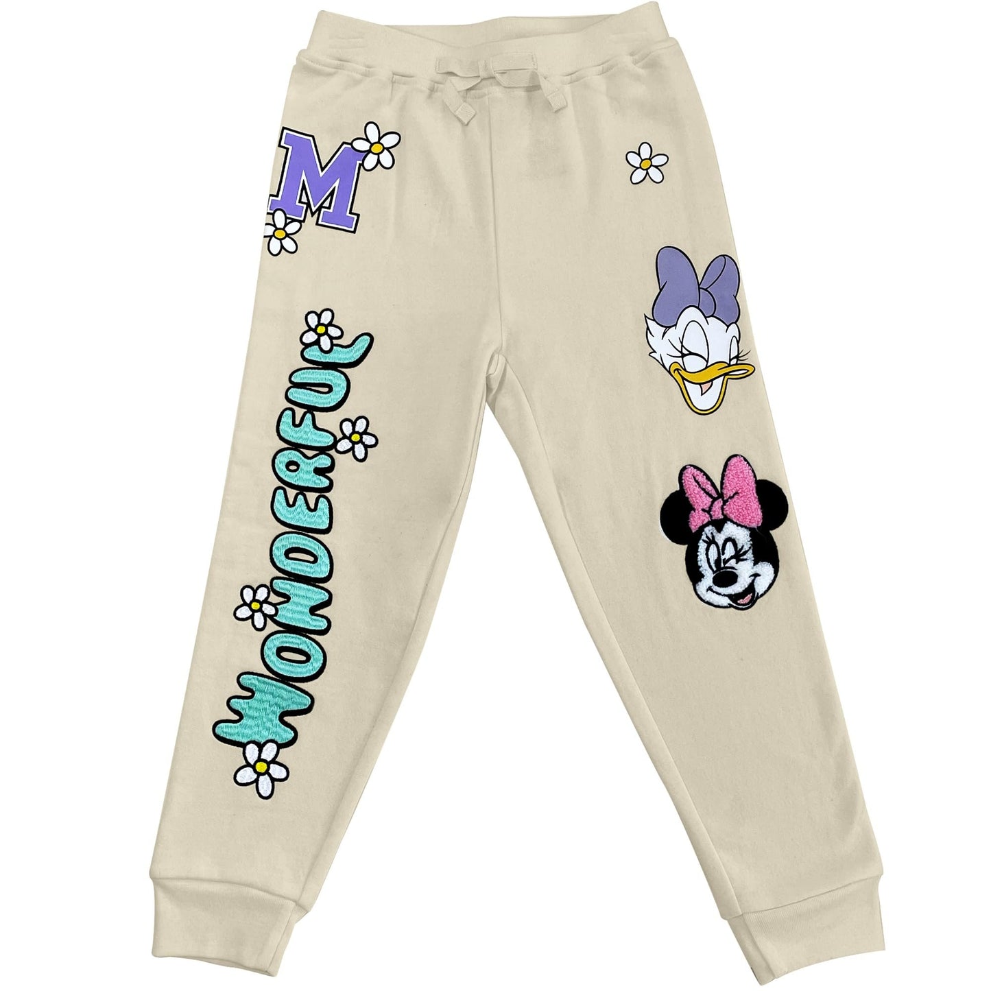 Disney Girls Minnie Mouse Clothing Set - Minnie Mouse and Daisy Duck Sweatshirt and Jogger - 2-Piece Outfit Set - Sizes 4-10