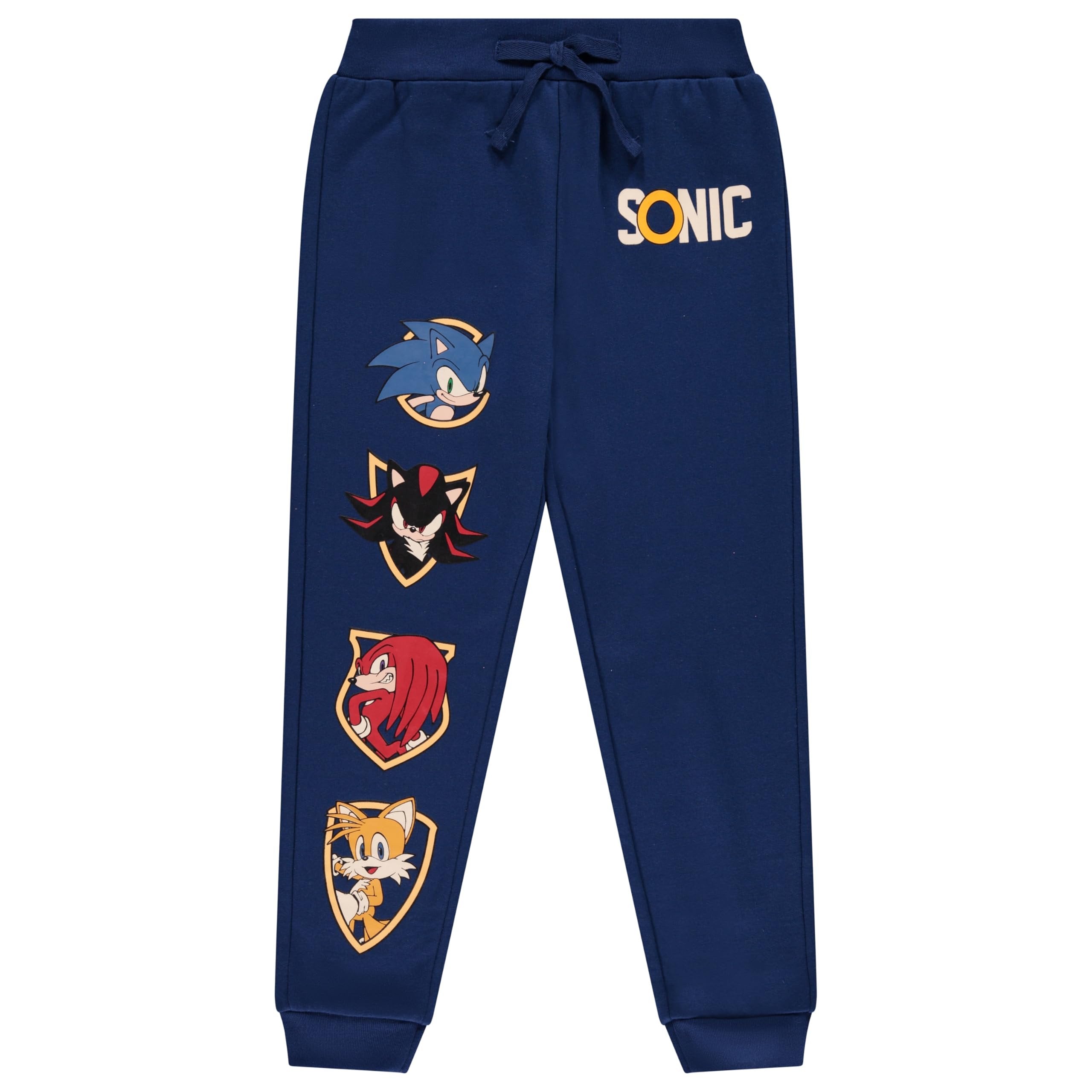 Sonic The Hedgehog Boys Graphic Hoodie and Jogger Pants 2-Piece Outfit Set- Sizes 4-20