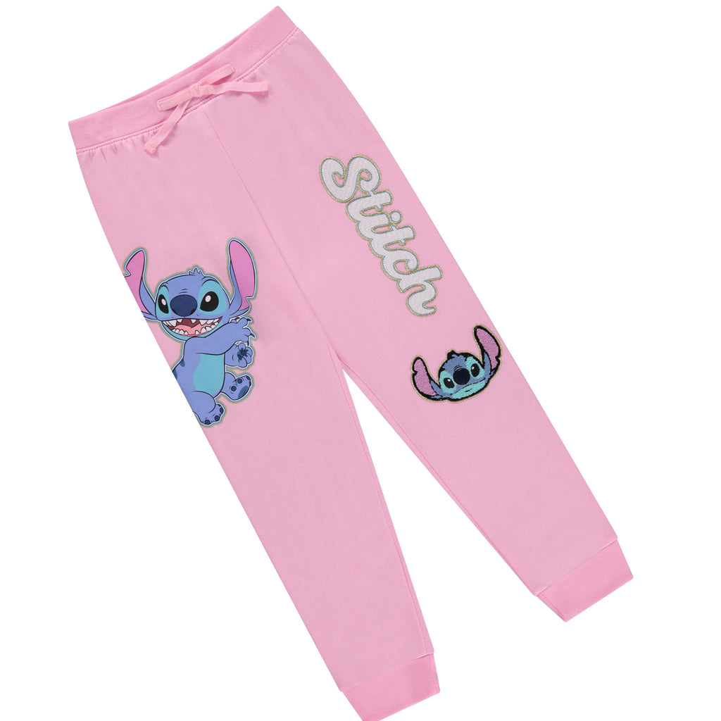 Disney Girls Lilo and Stitch Jogger Sweatpants with Minnie Mouse & Disney Princesses, Little and Big Girls Sizes 4-16